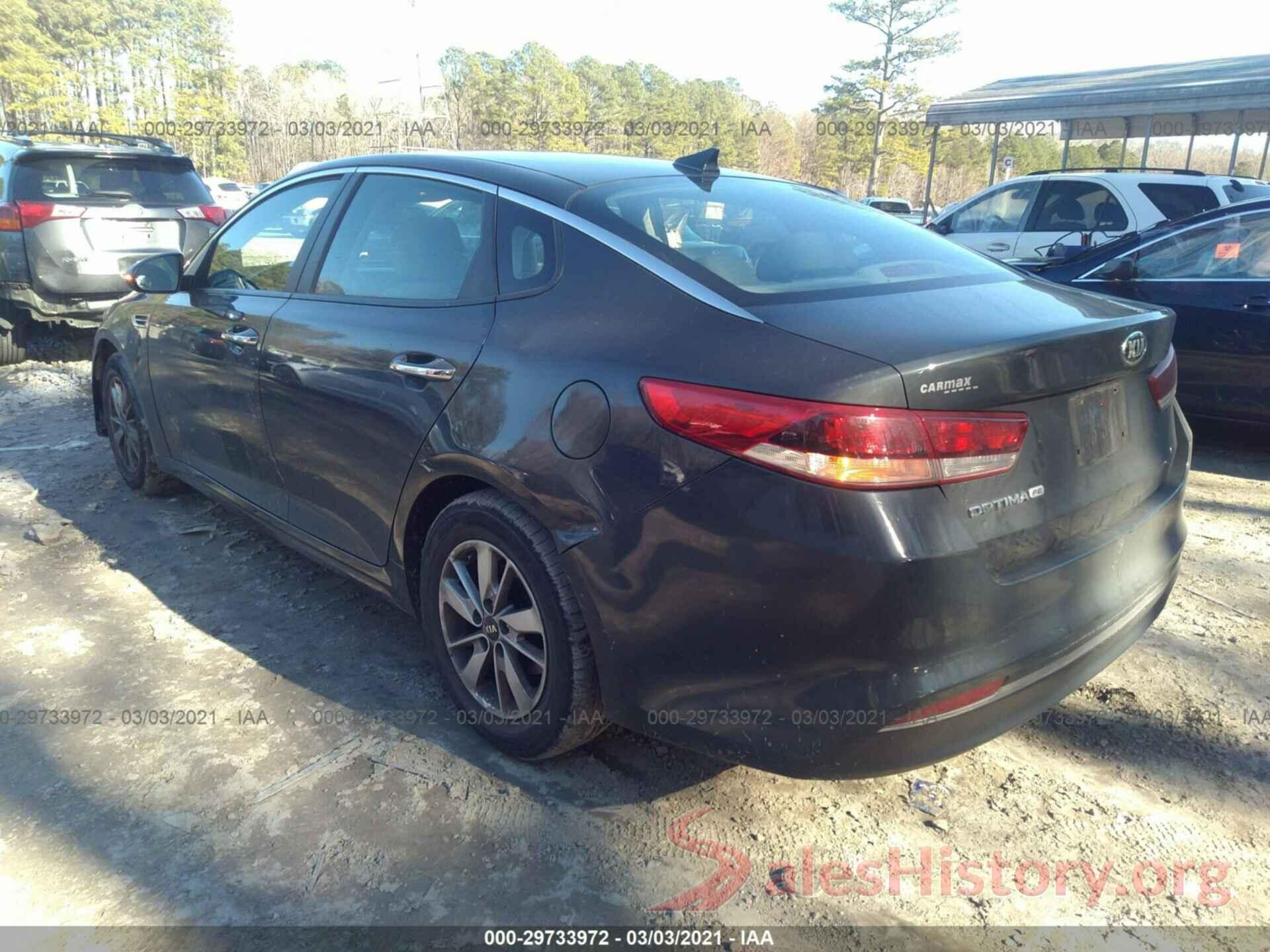 KNAGT4L36G5079347 2016 KIA OPTIMA