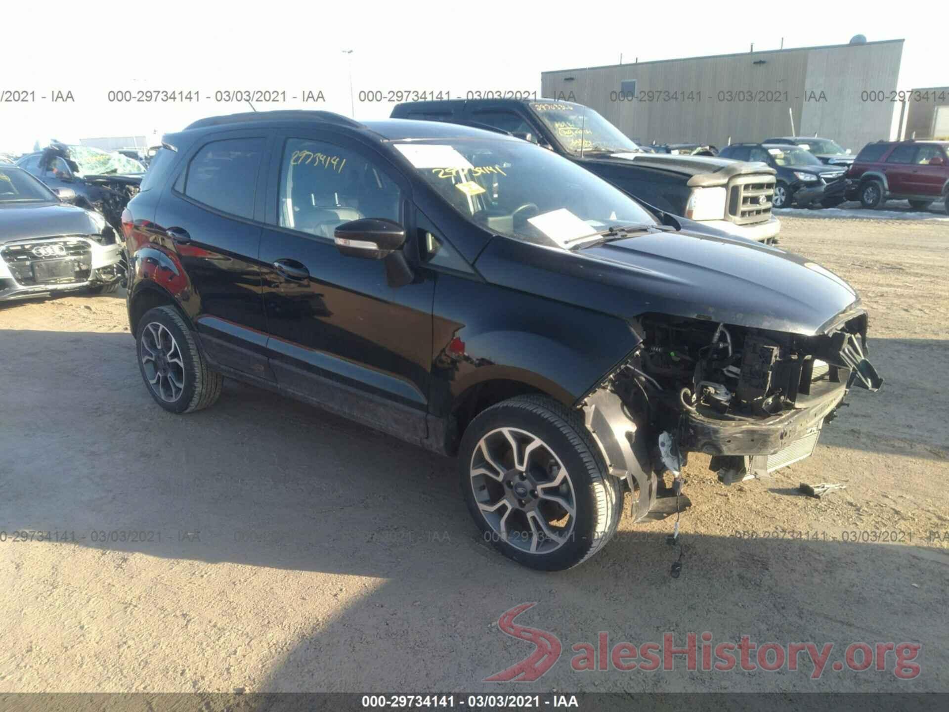 MAJ6S3JL1KC267444 2019 FORD ECOSPORT