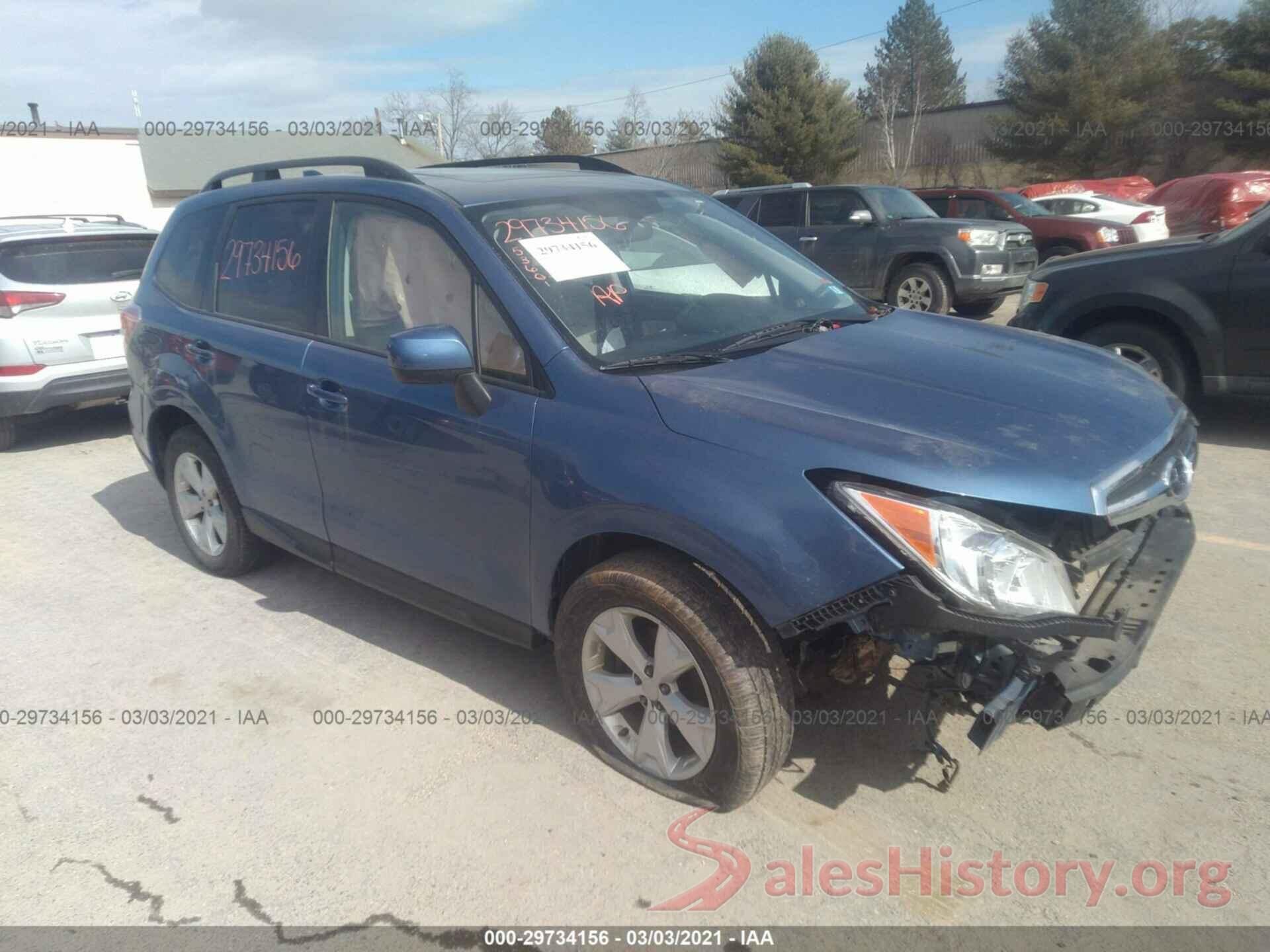 JF2SJADC4GH467225 2016 SUBARU FORESTER