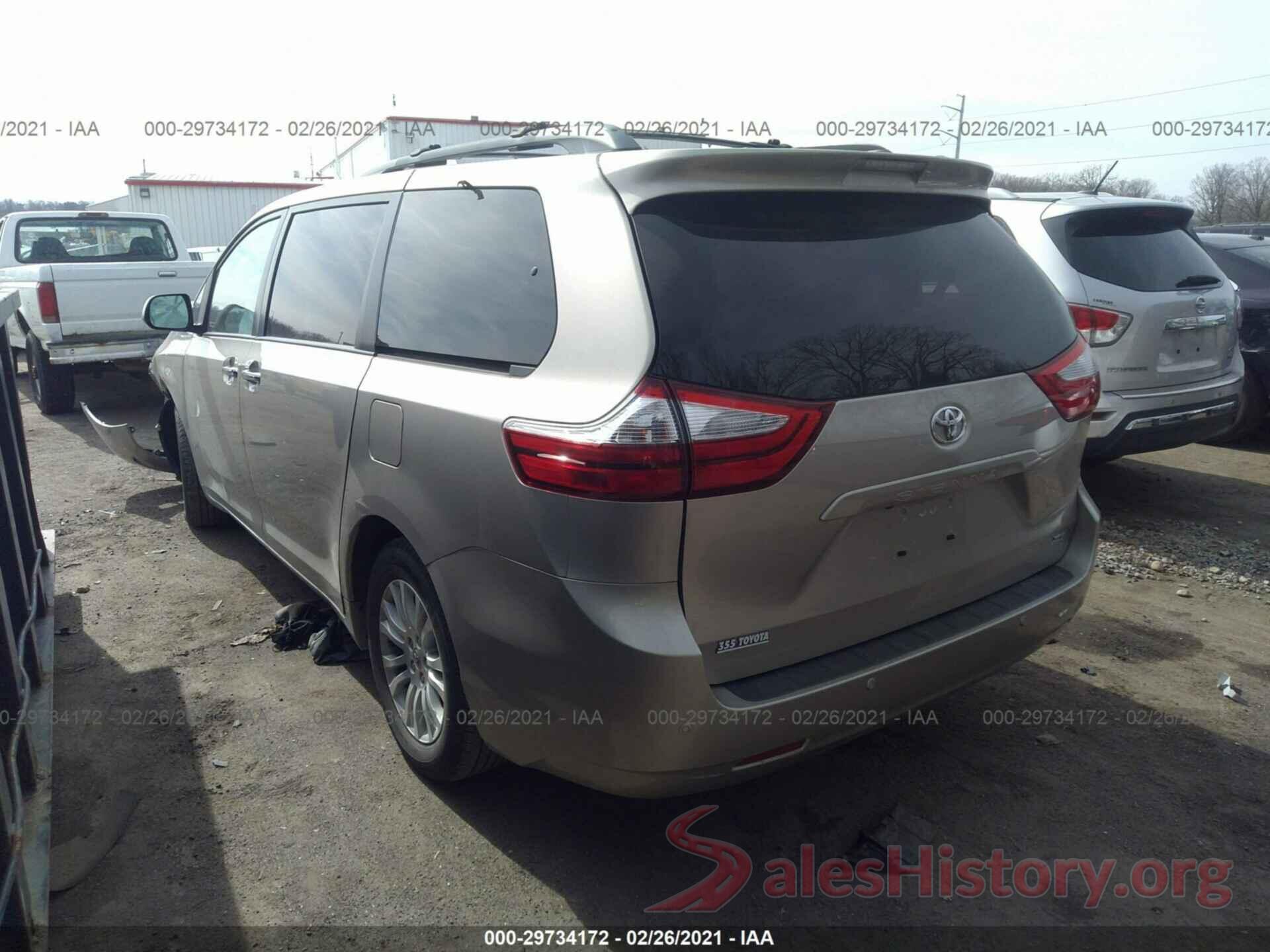 5TDYK3DC1GS742031 2016 TOYOTA SIENNA