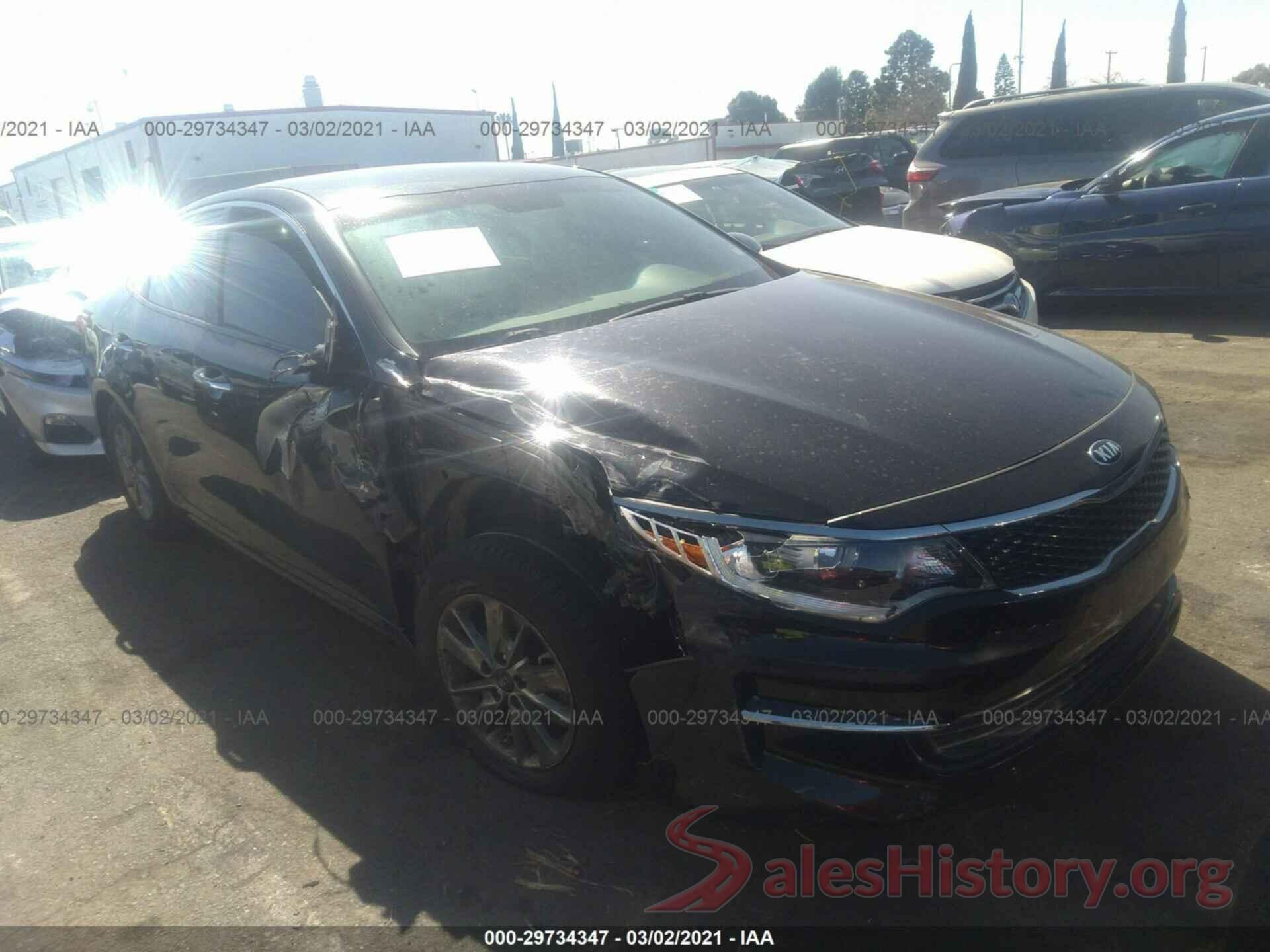 5XXGT4L1XGG087433 2016 KIA OPTIMA