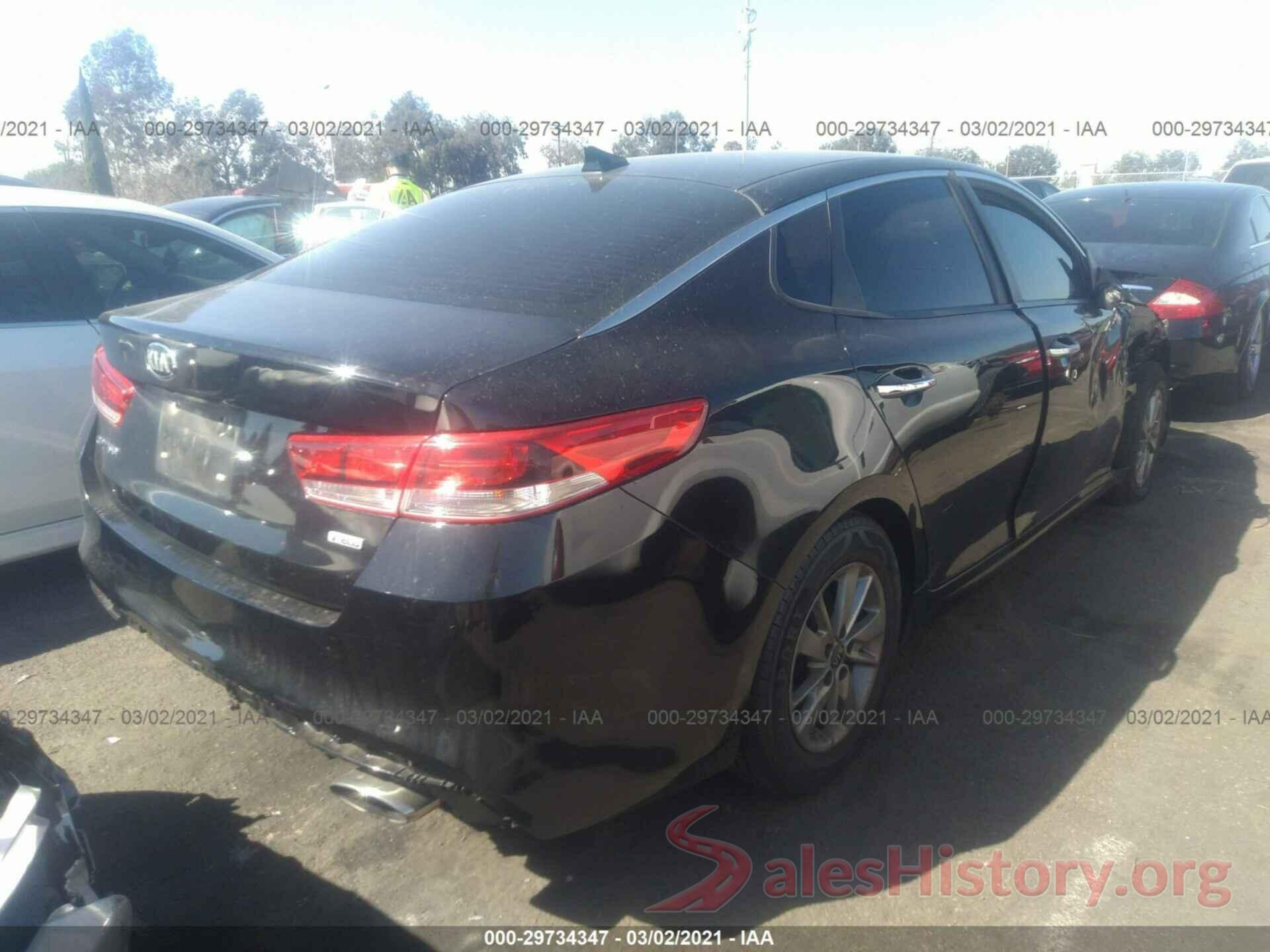 5XXGT4L1XGG087433 2016 KIA OPTIMA