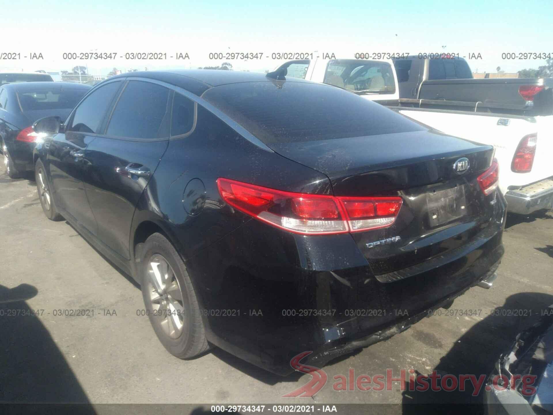 5XXGT4L1XGG087433 2016 KIA OPTIMA