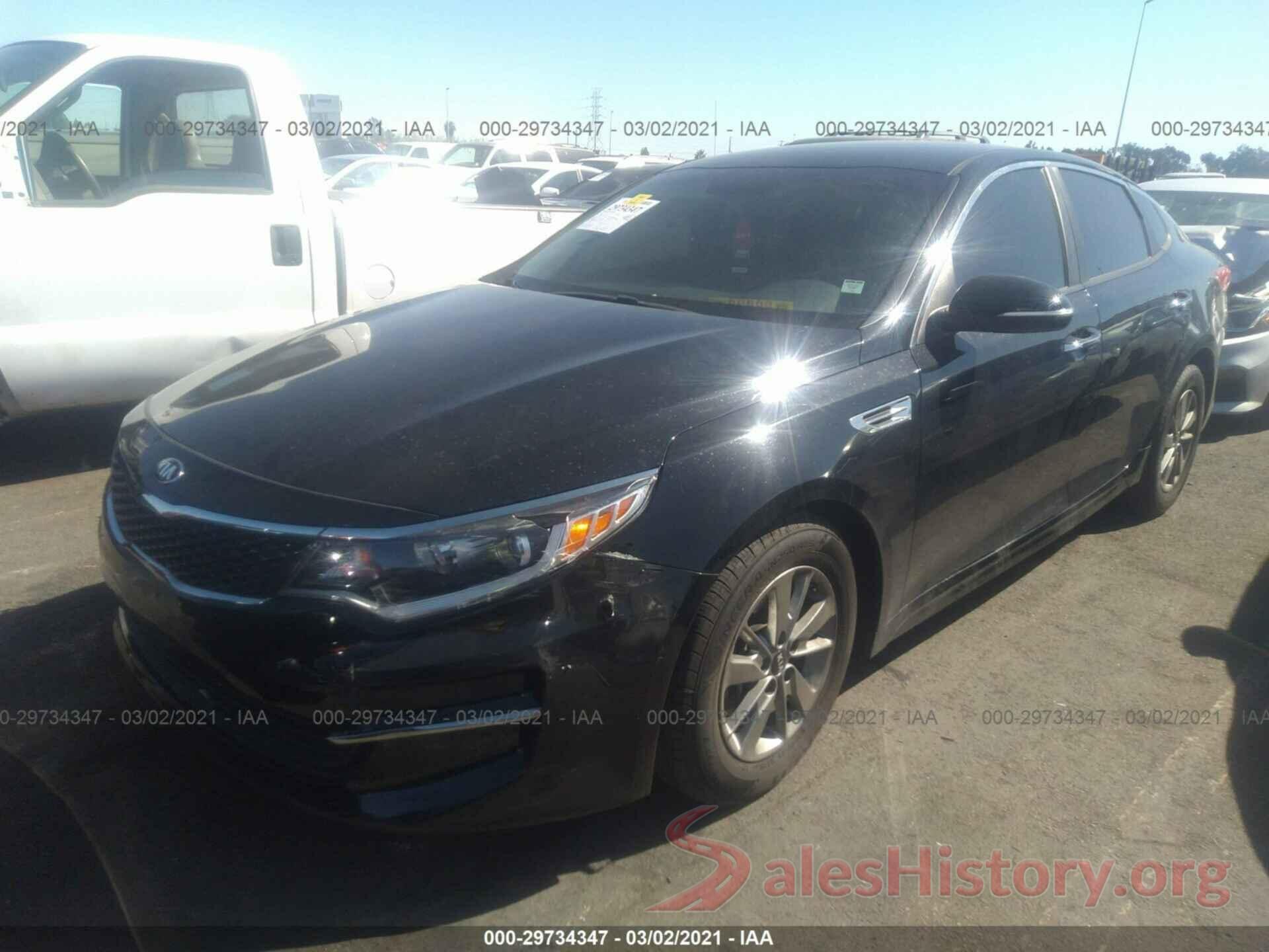 5XXGT4L1XGG087433 2016 KIA OPTIMA