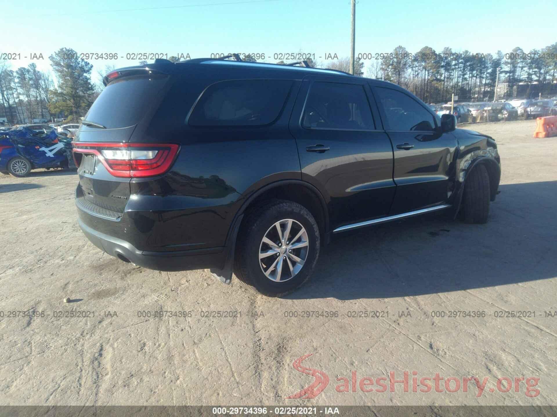 1C4RDJDG4GC363063 2016 DODGE DURANGO