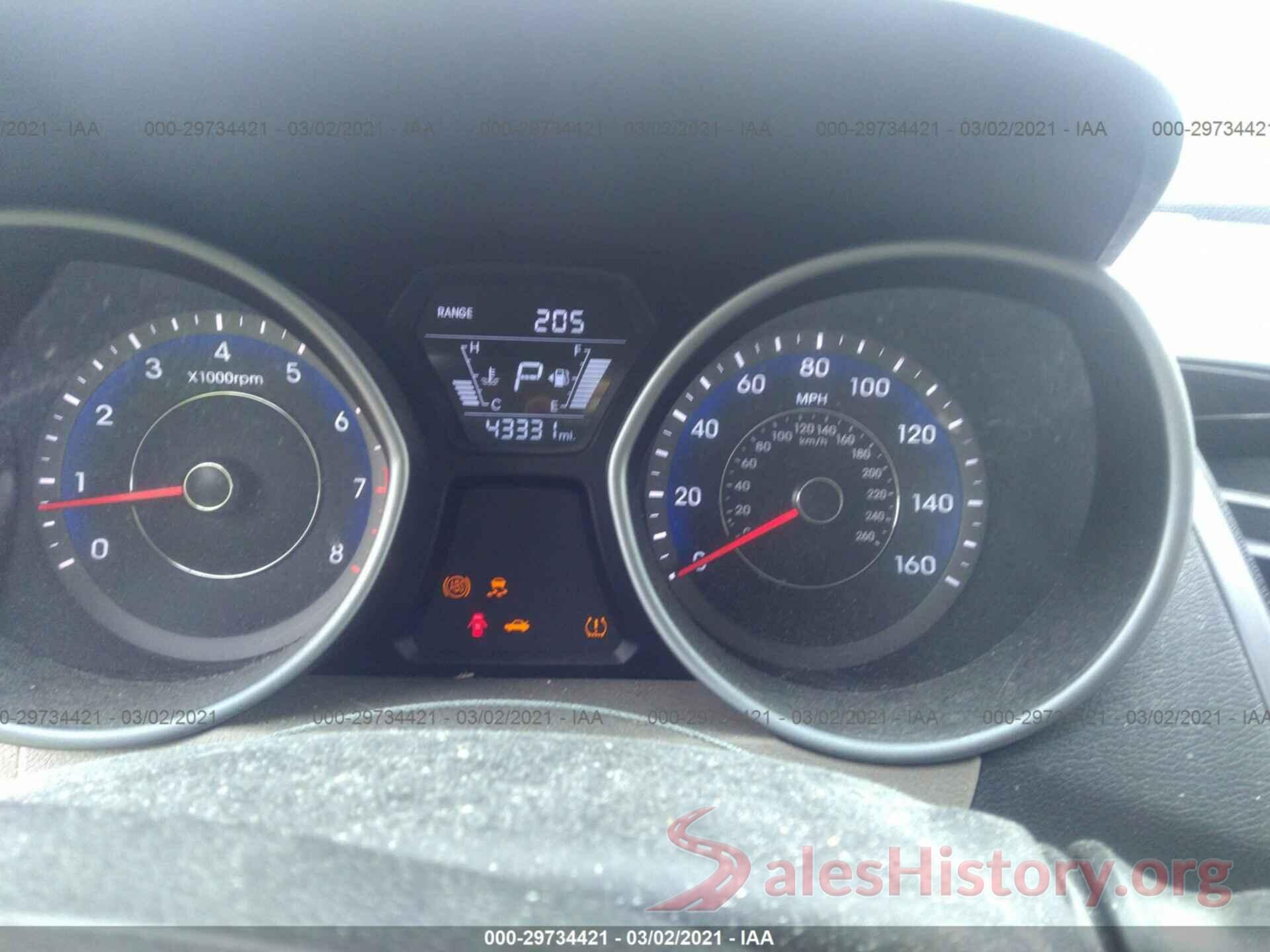 KMHDH4AE2GU585271 2016 HYUNDAI ELANTRA