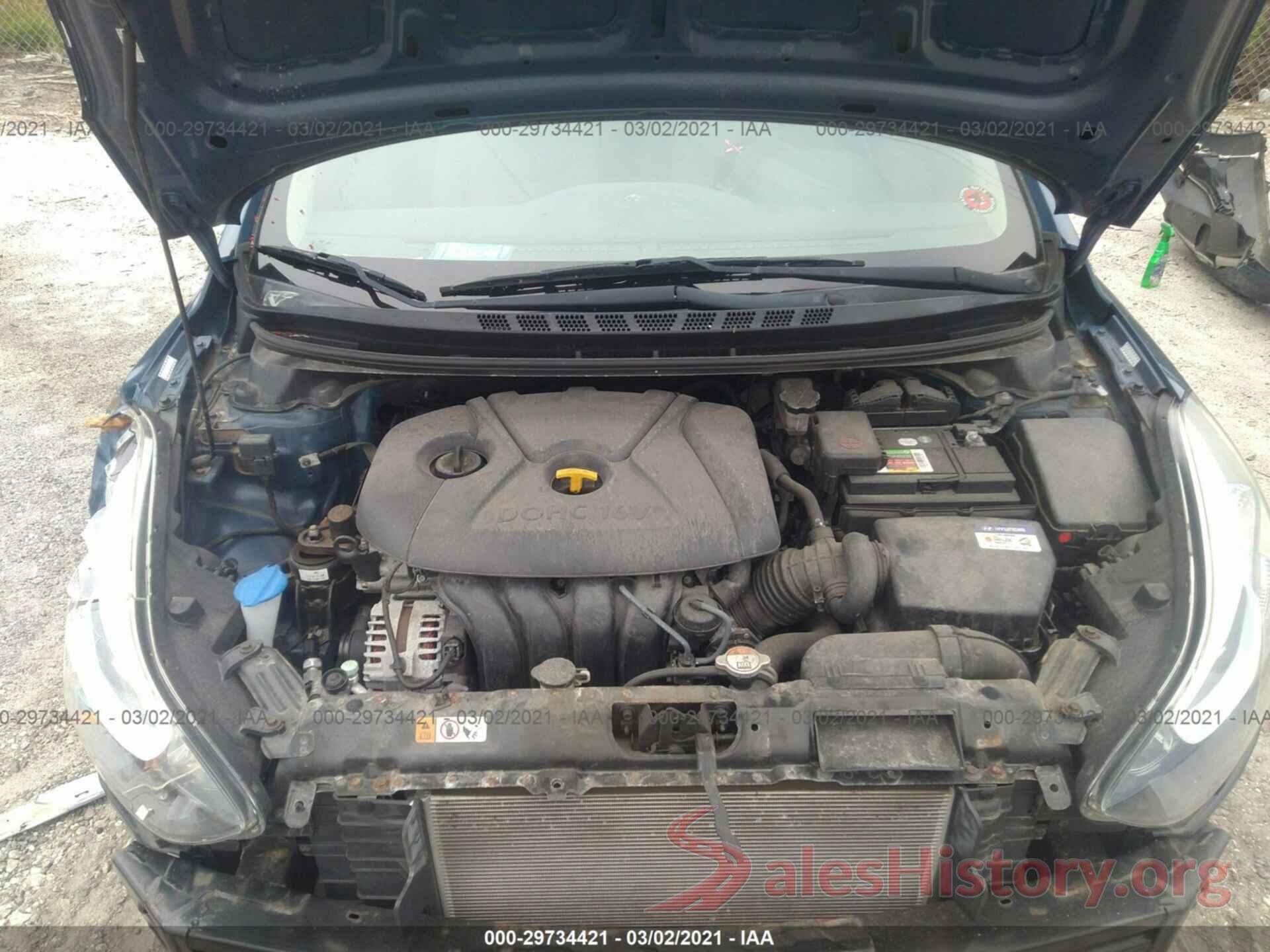 KMHDH4AE2GU585271 2016 HYUNDAI ELANTRA