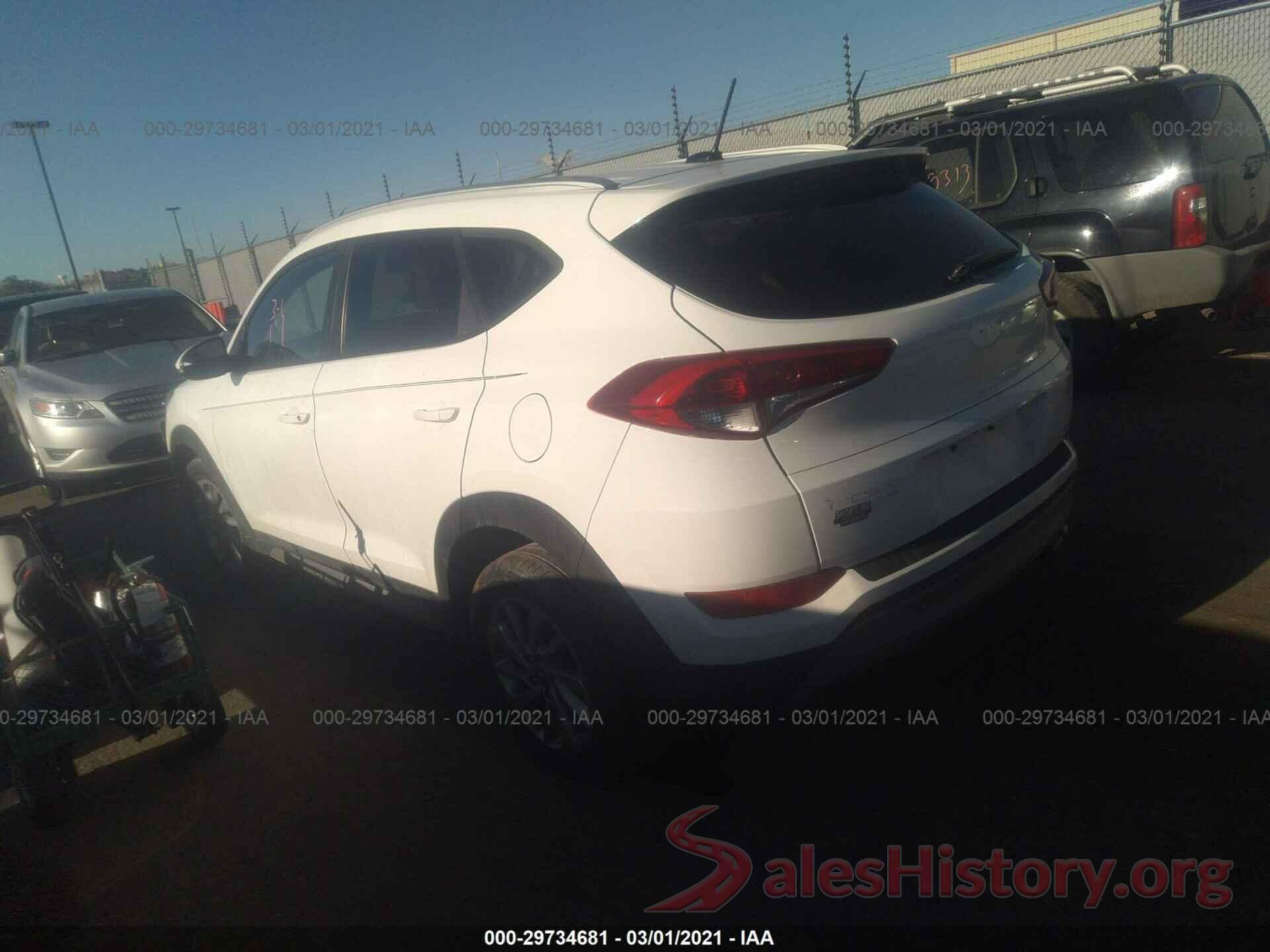 KM8J3CA2XHU345923 2017 HYUNDAI TUCSON