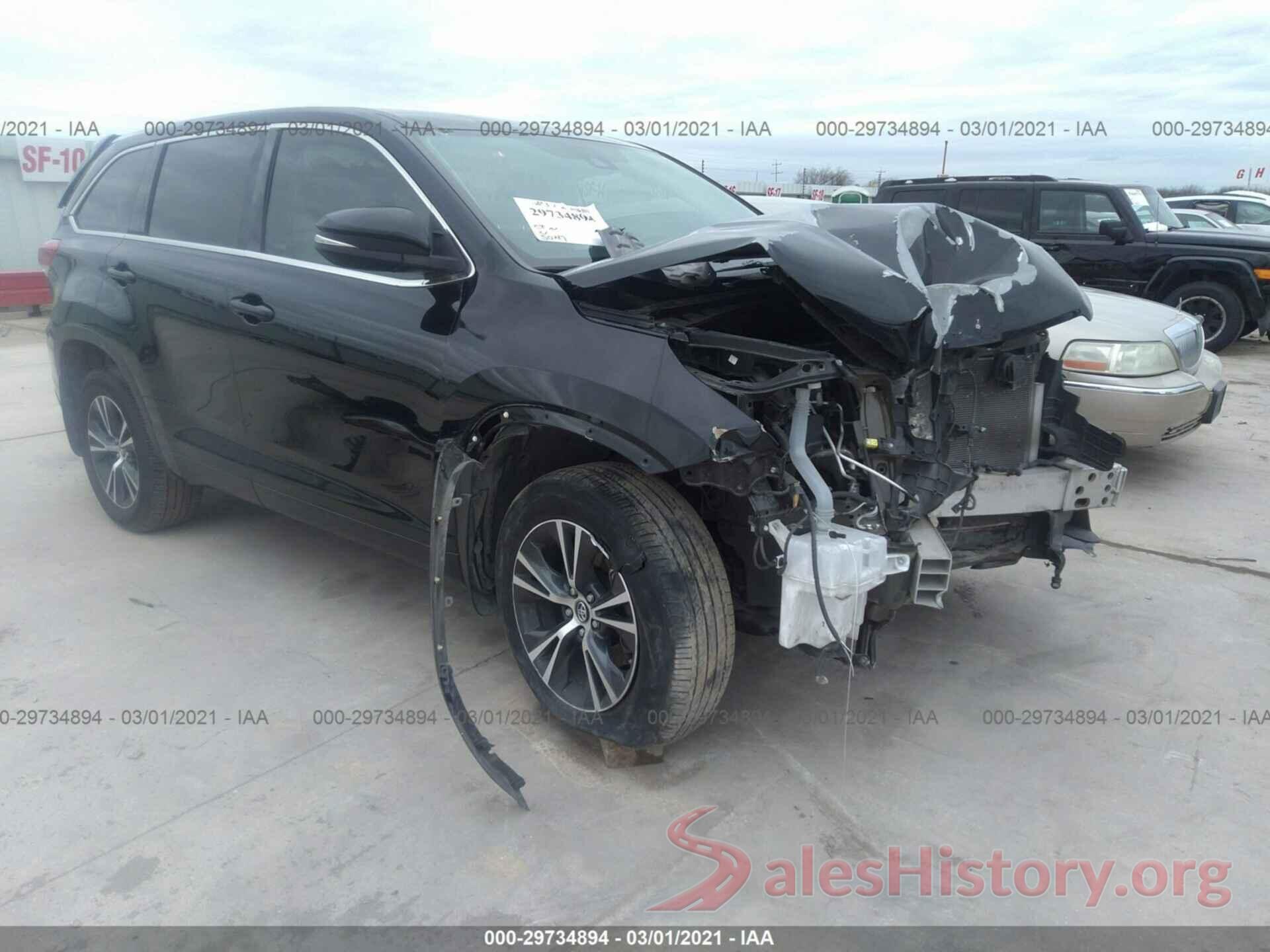 5TDZZRFH0JS248732 2018 TOYOTA HIGHLANDER