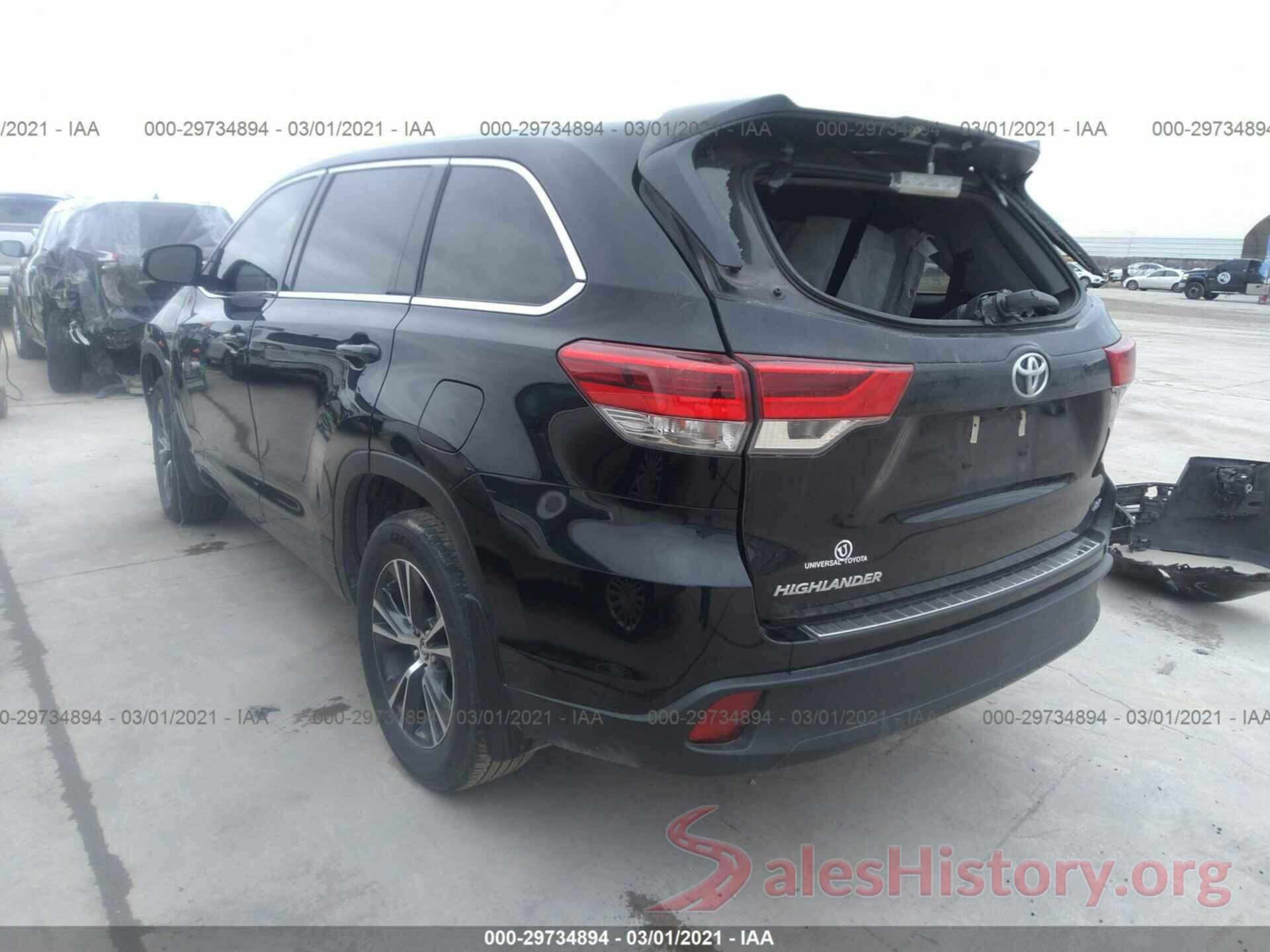 5TDZZRFH0JS248732 2018 TOYOTA HIGHLANDER