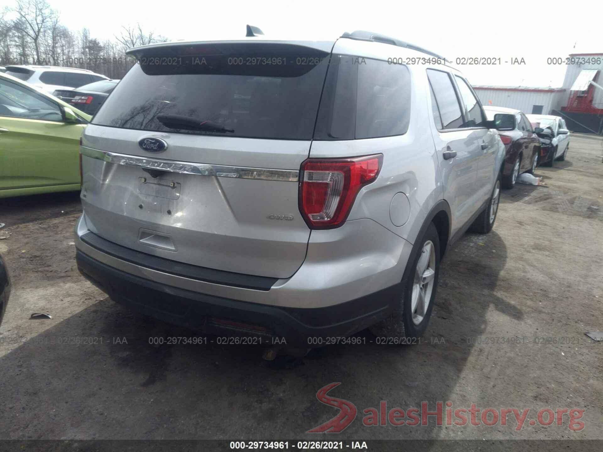 1FM5K8B88JGA64325 2018 FORD EXPLORER