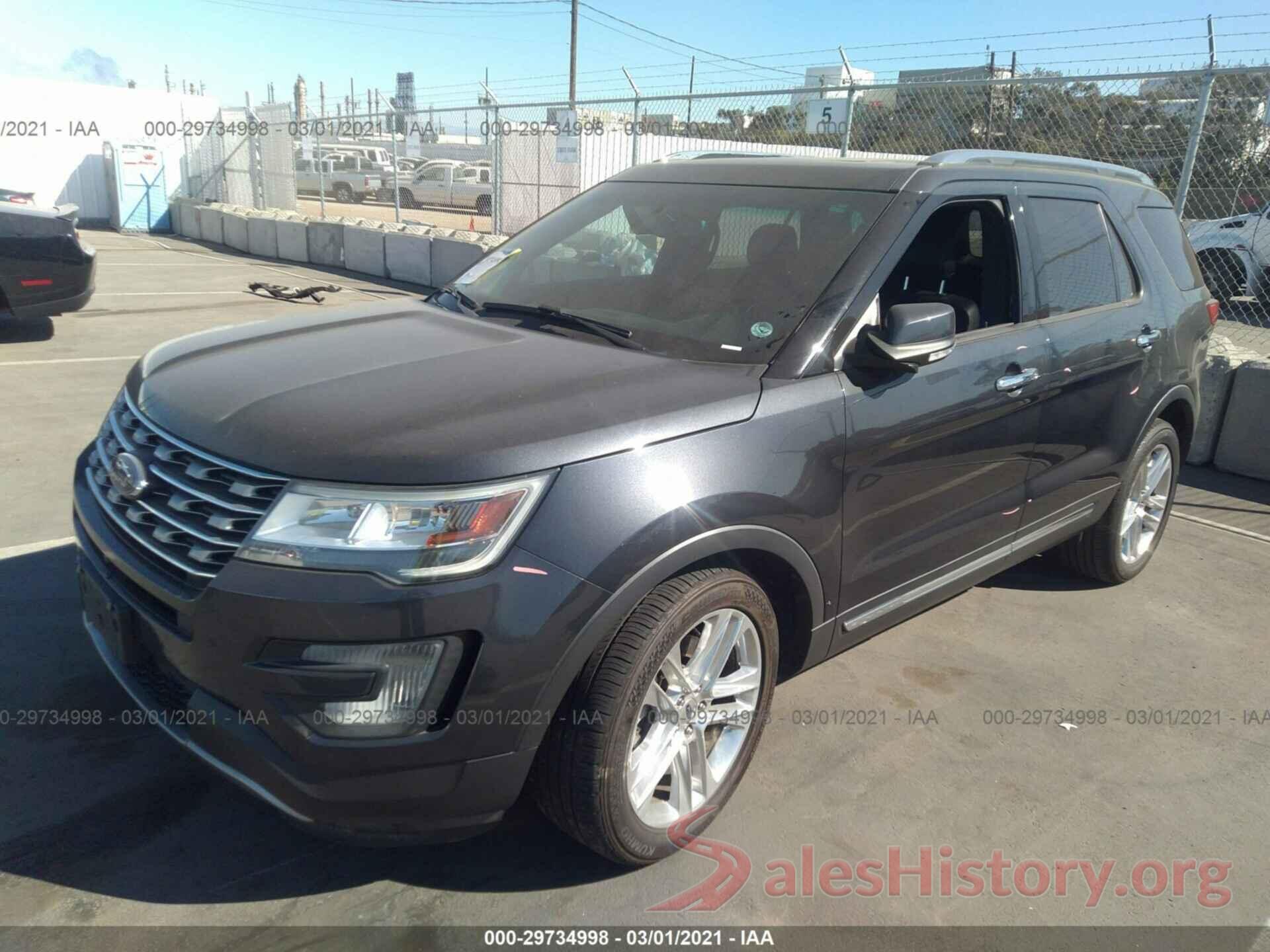 1FM5K7FH5HGA22905 2017 FORD EXPLORER