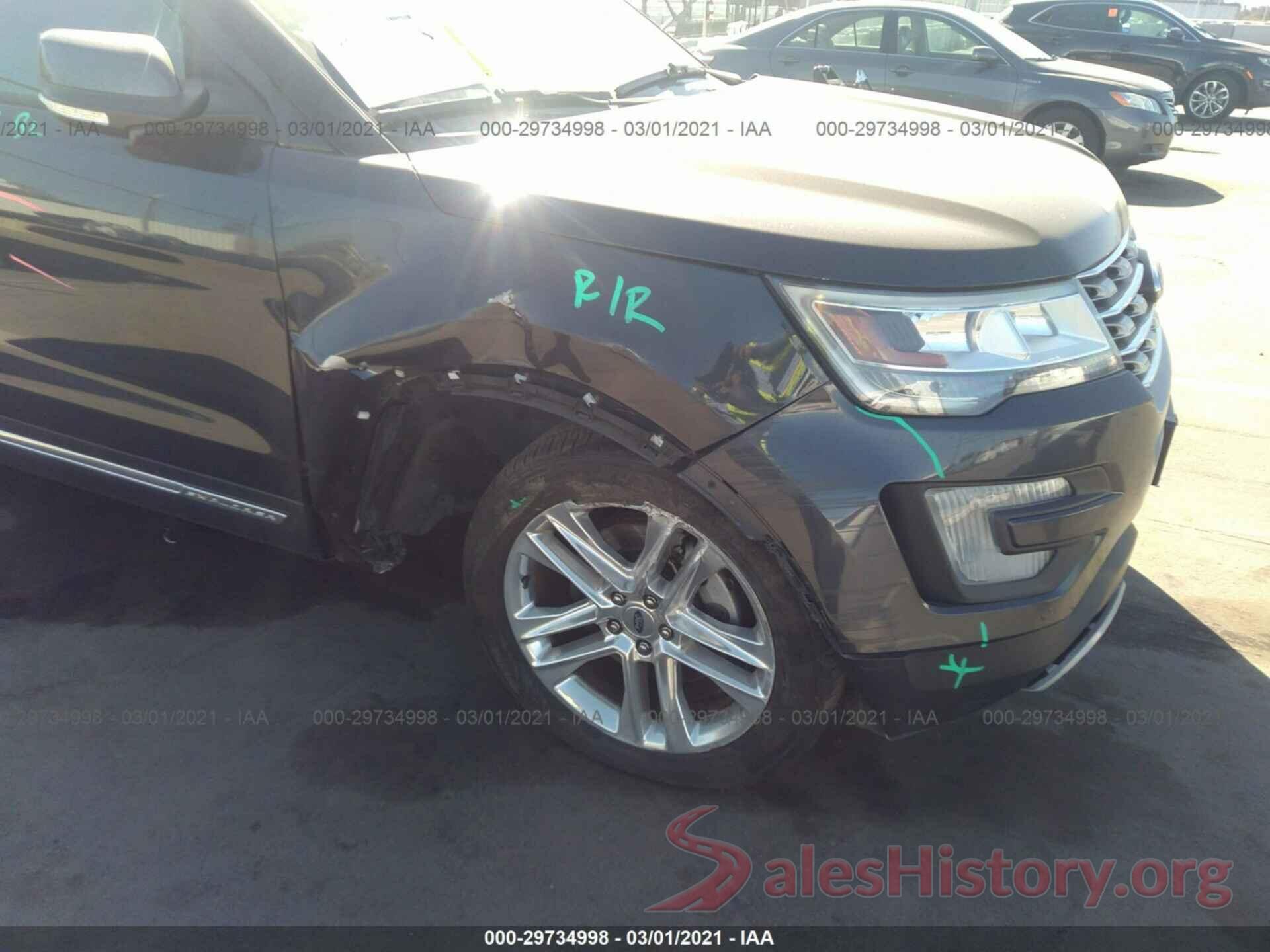 1FM5K7FH5HGA22905 2017 FORD EXPLORER