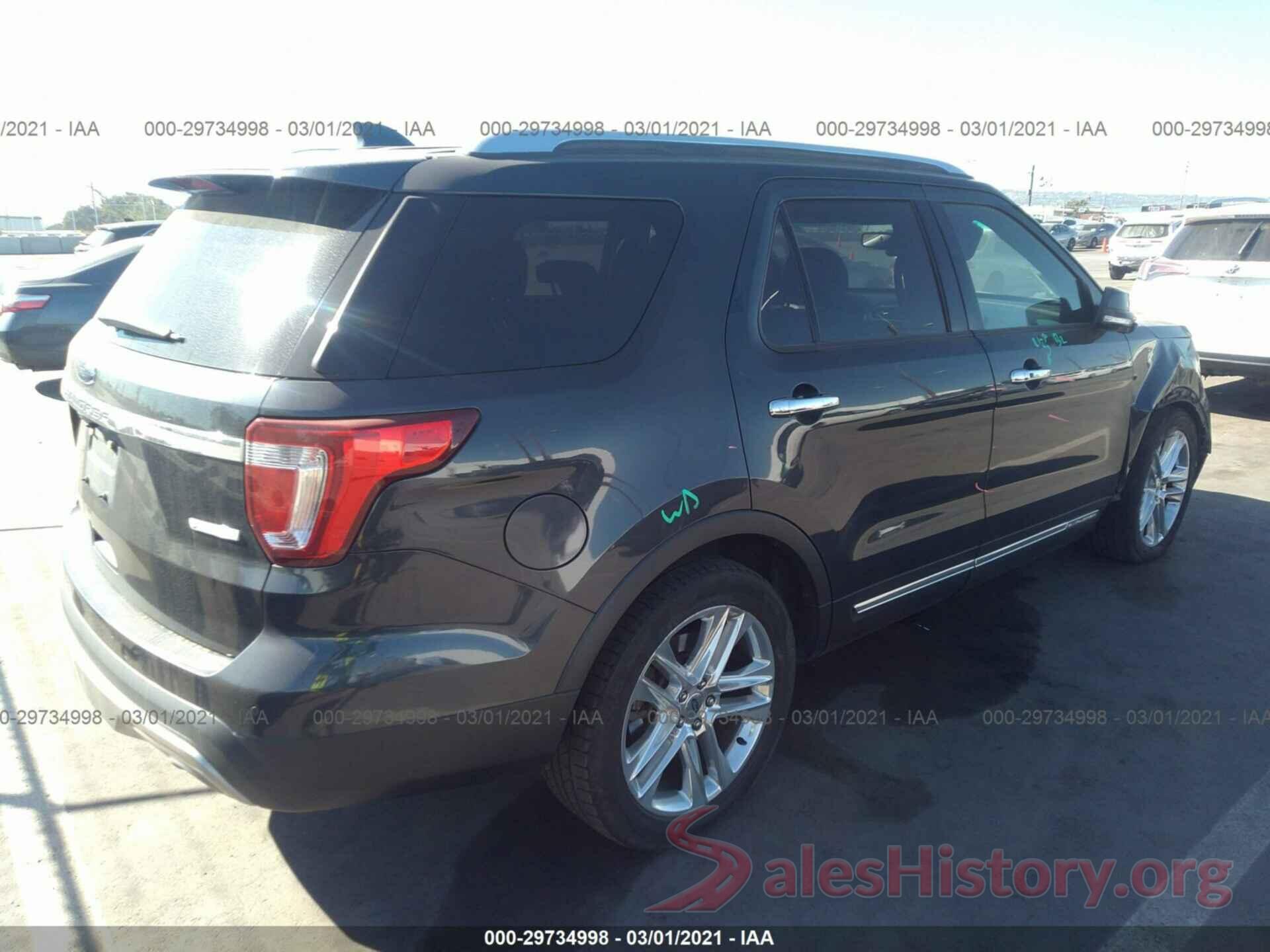 1FM5K7FH5HGA22905 2017 FORD EXPLORER