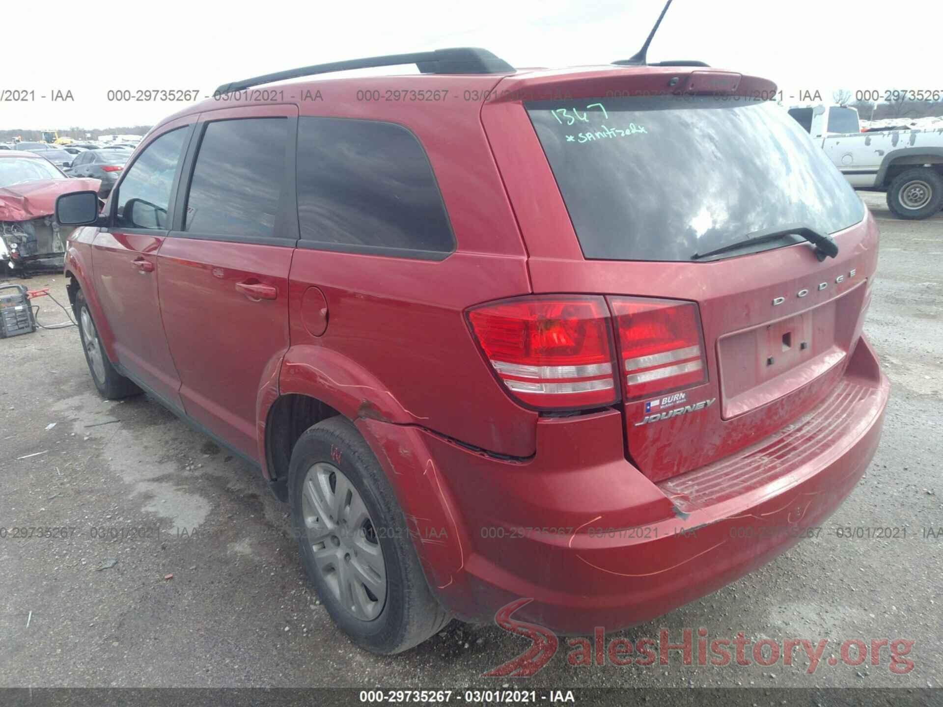 3C4PDCAB3JT183144 2018 DODGE JOURNEY