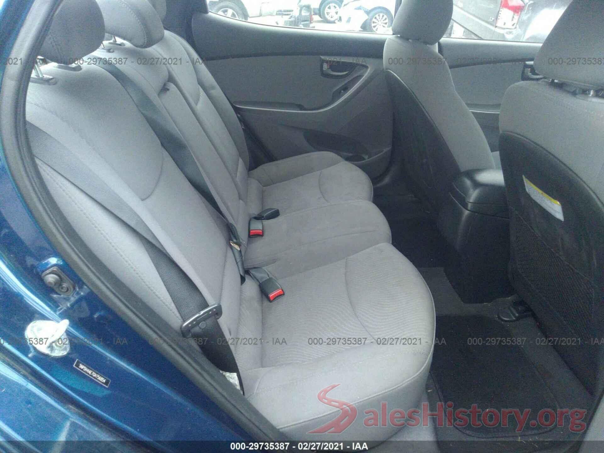 5NPDH4AE7GH756854 2016 HYUNDAI ELANTRA