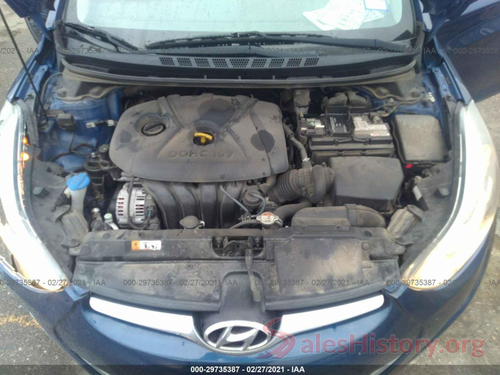 5NPDH4AE7GH756854 2016 HYUNDAI ELANTRA