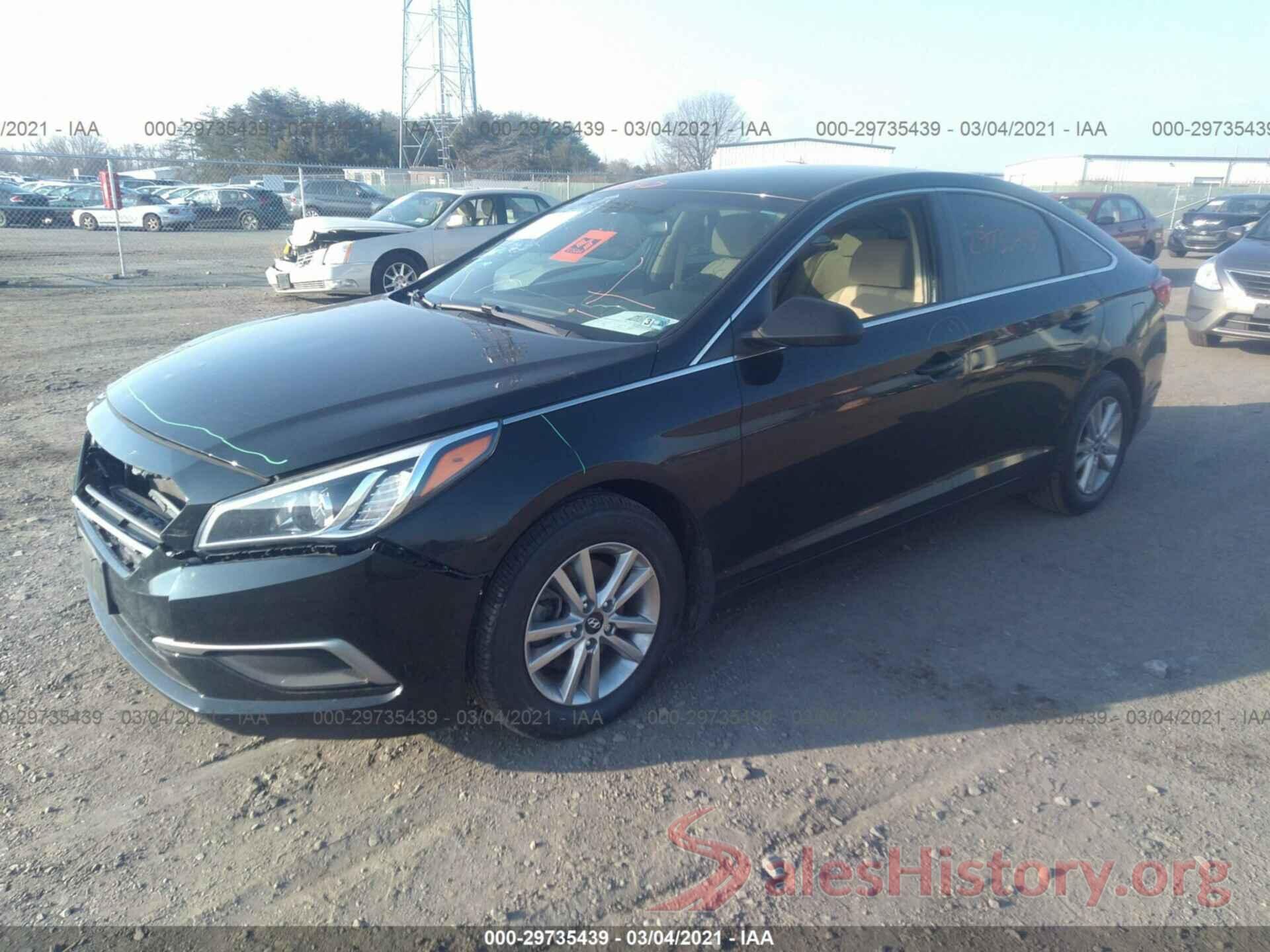 5NPE24AFXHH437822 2017 HYUNDAI SONATA