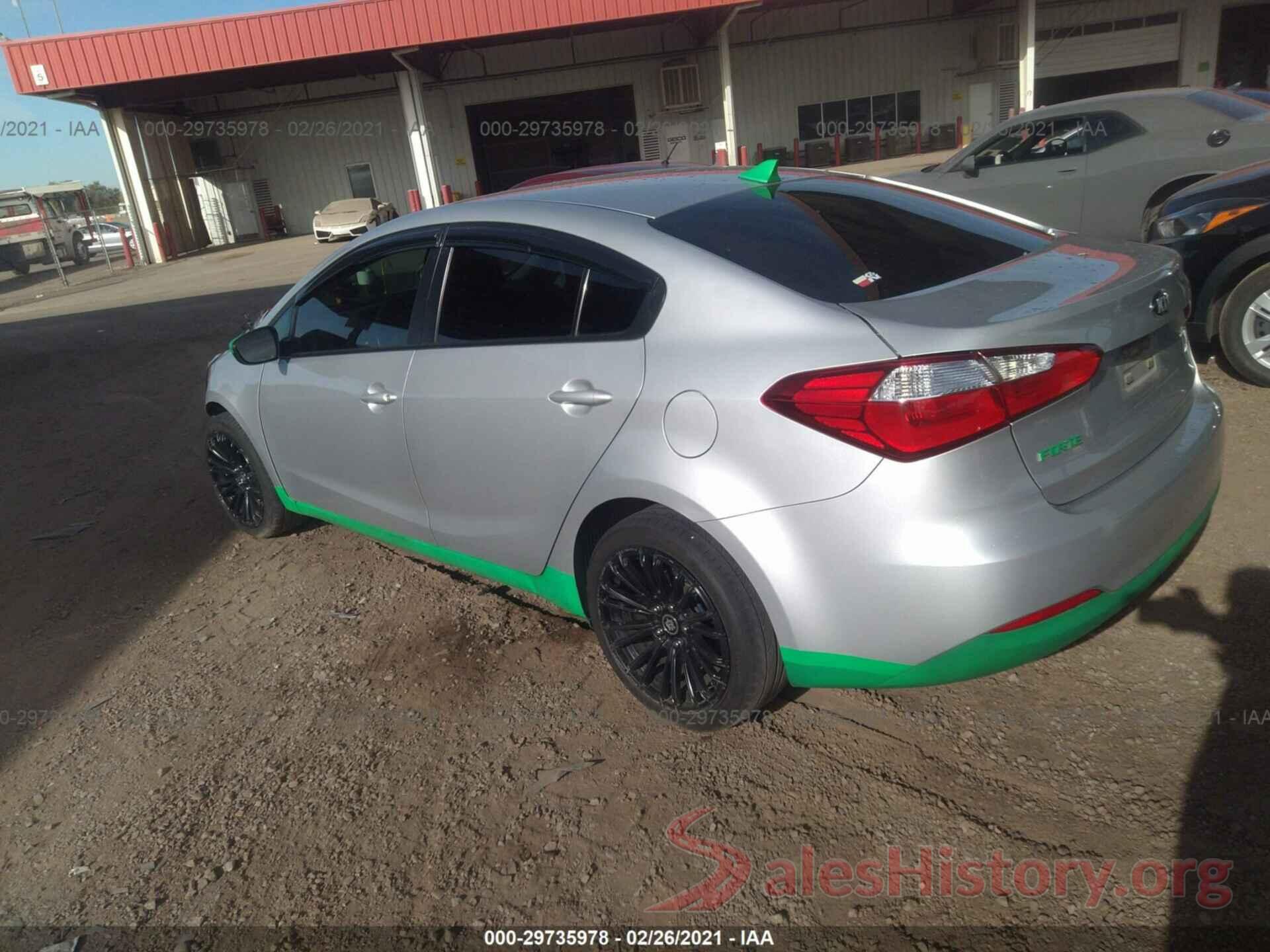 KNAFK4A66G5550425 2016 KIA FORTE