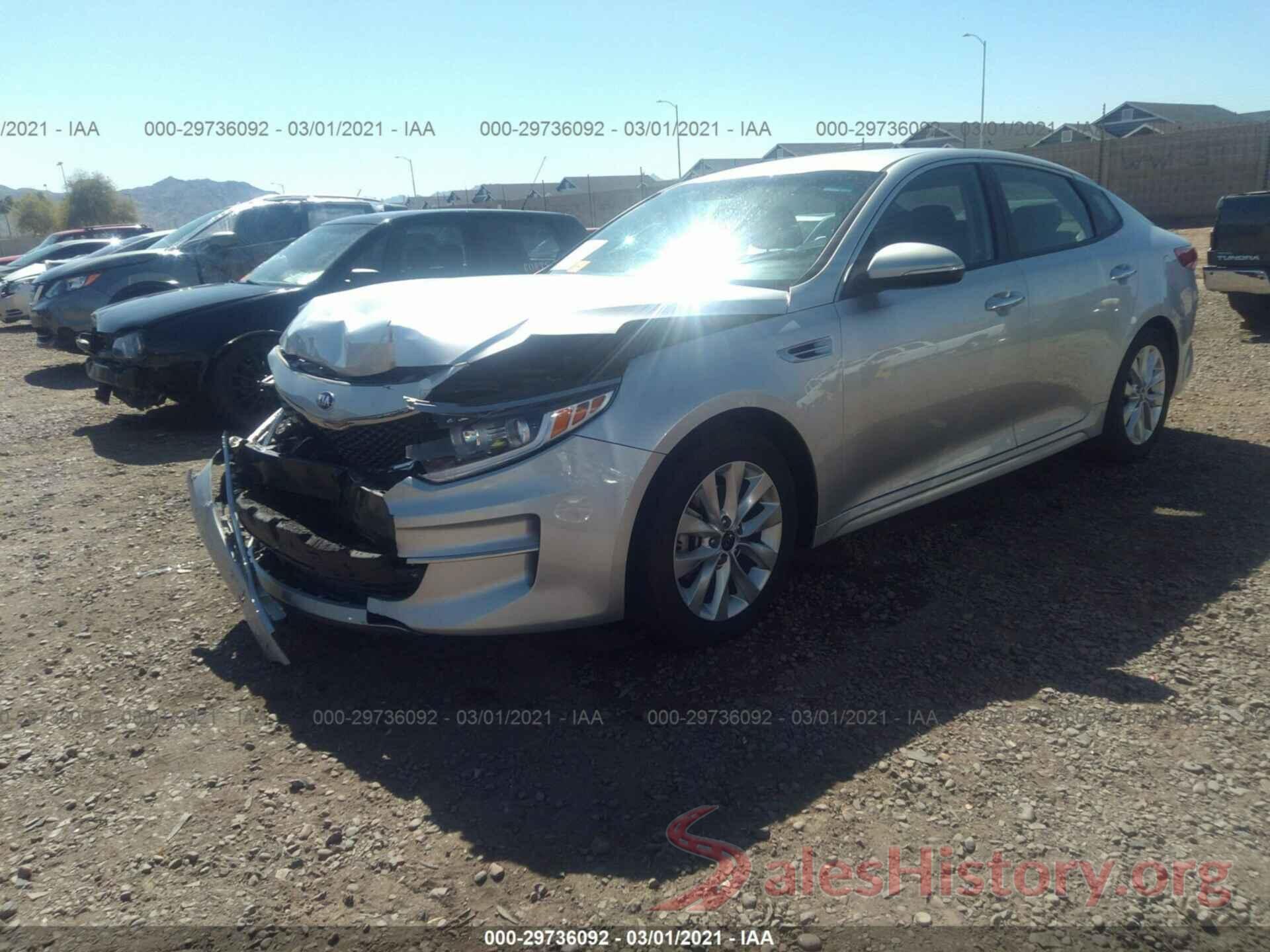 5XXGT4L33GG047339 2016 KIA OPTIMA