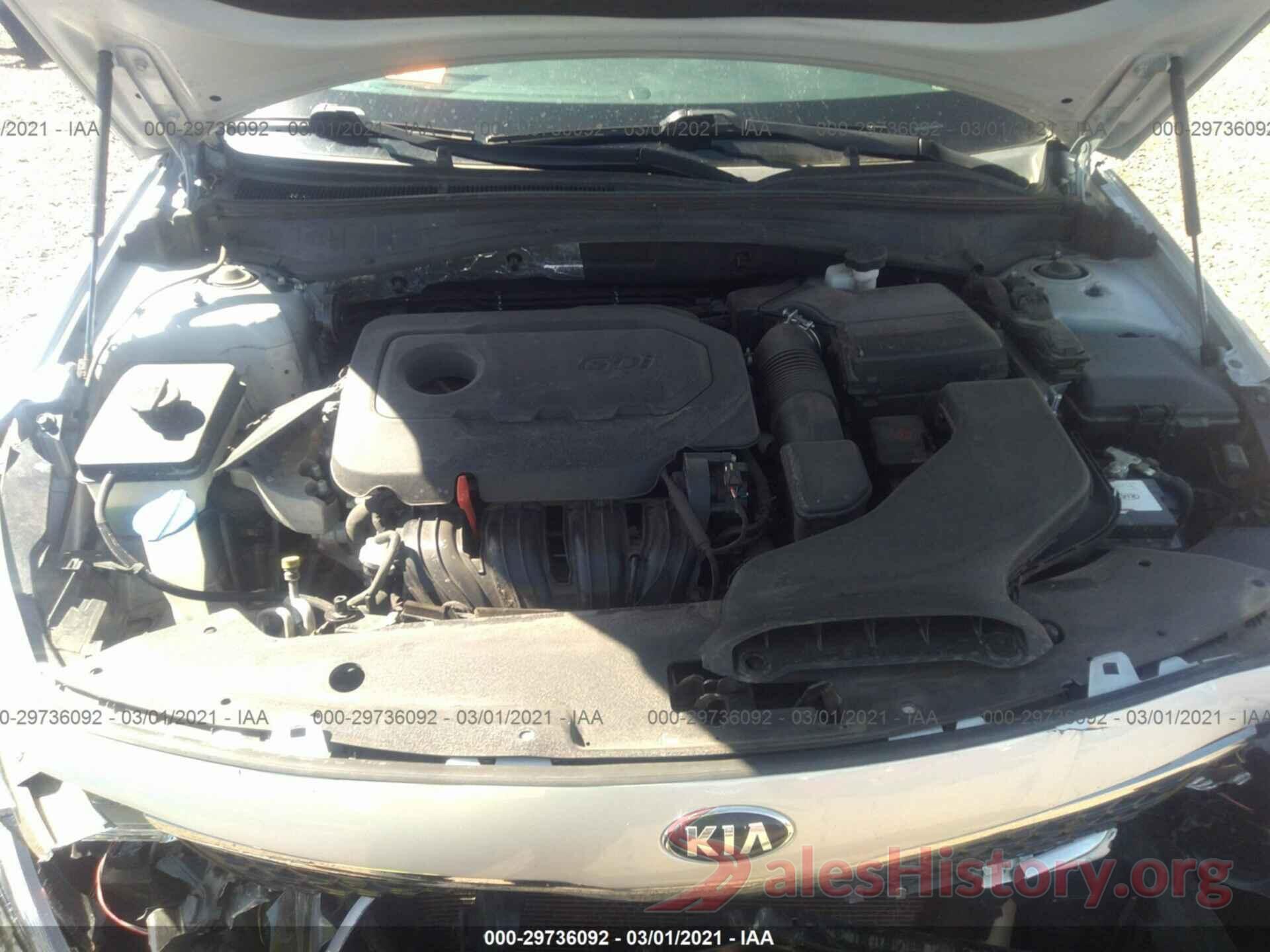 5XXGT4L33GG047339 2016 KIA OPTIMA