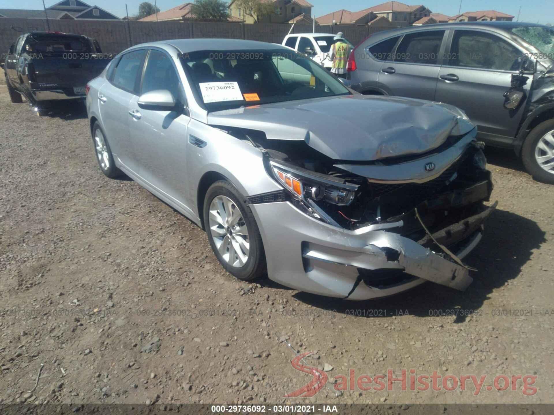 5XXGT4L33GG047339 2016 KIA OPTIMA