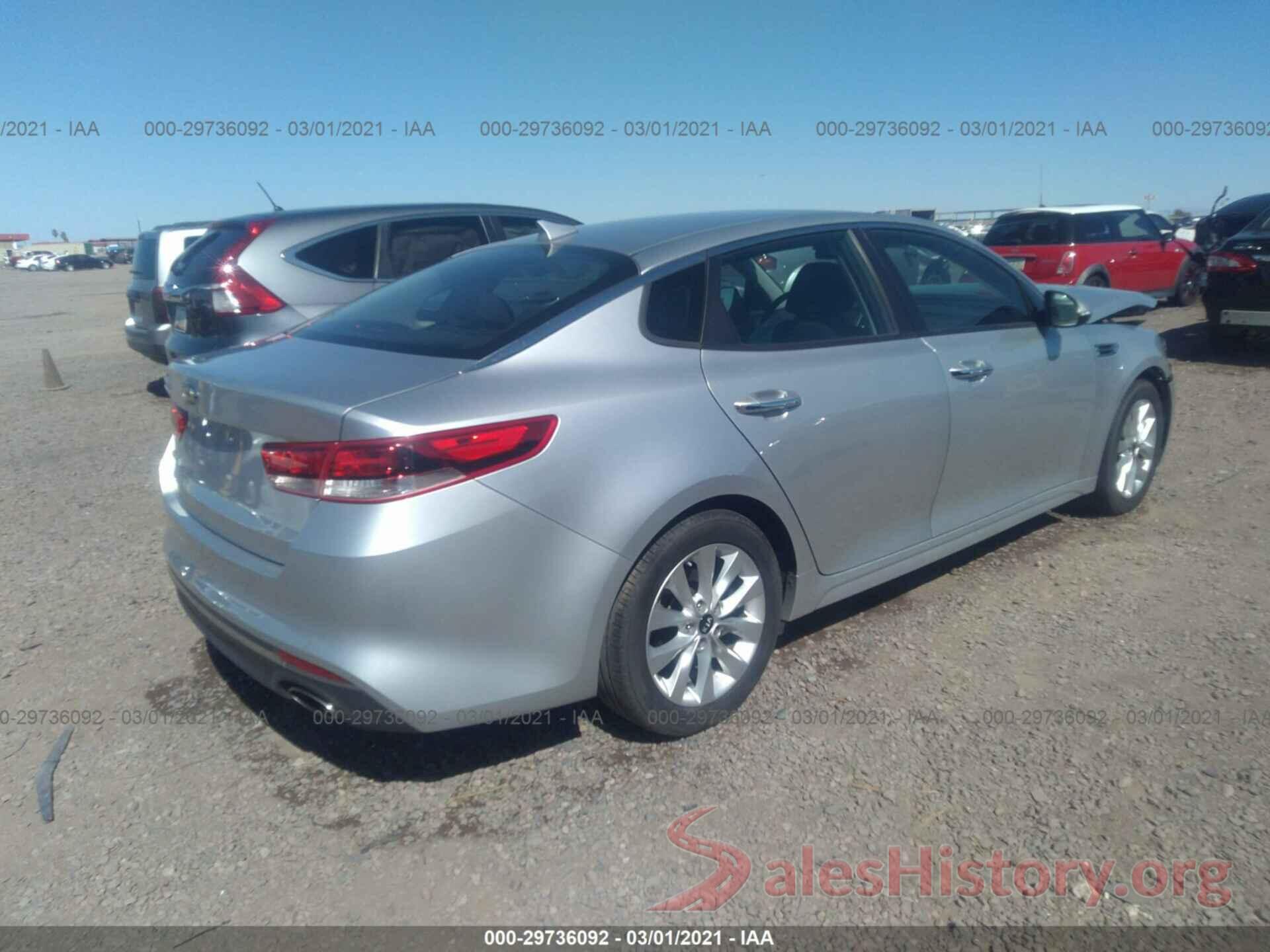 5XXGT4L33GG047339 2016 KIA OPTIMA