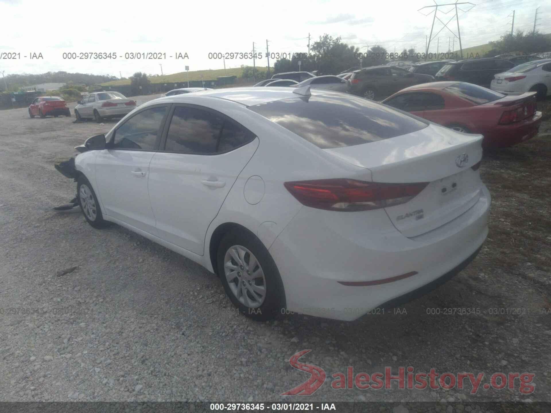 5NPD74LF6JH373164 2018 HYUNDAI ELANTRA