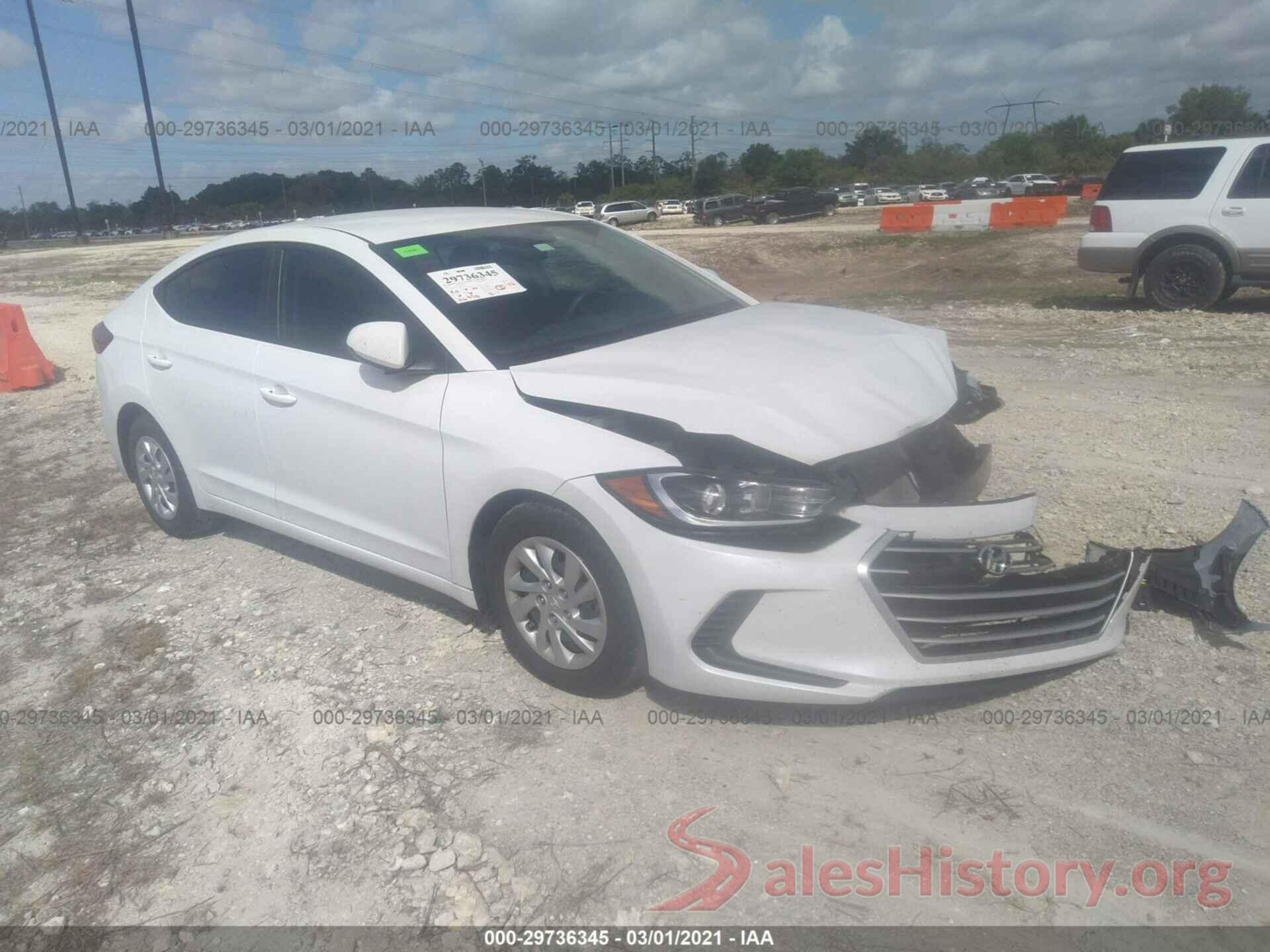 5NPD74LF6JH373164 2018 HYUNDAI ELANTRA