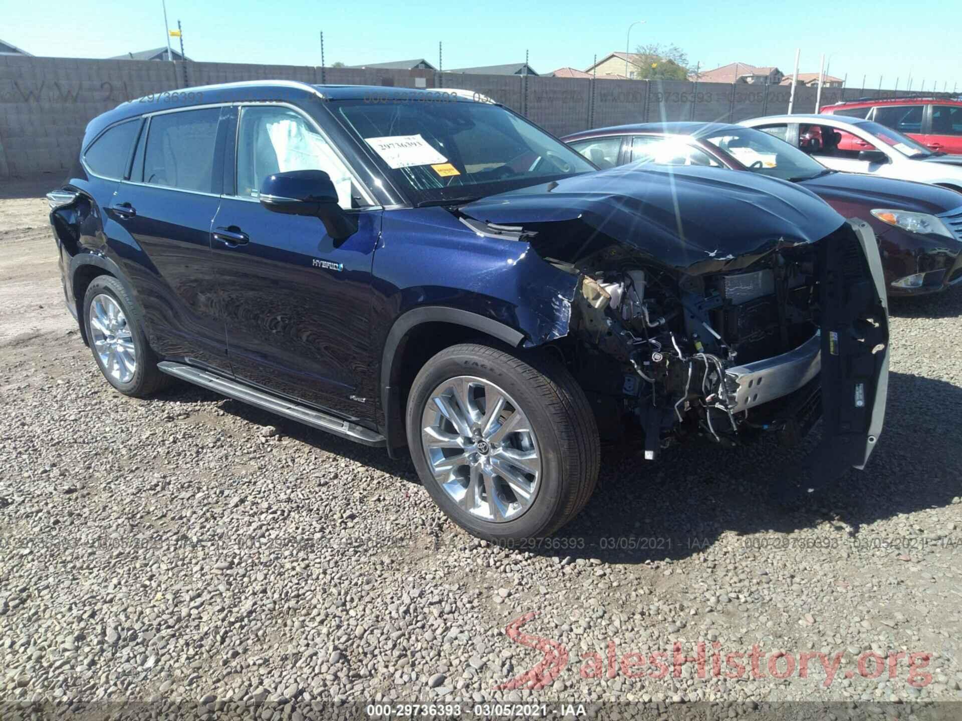 5TDXBRCH1LS005997 2020 TOYOTA HIGHLANDER