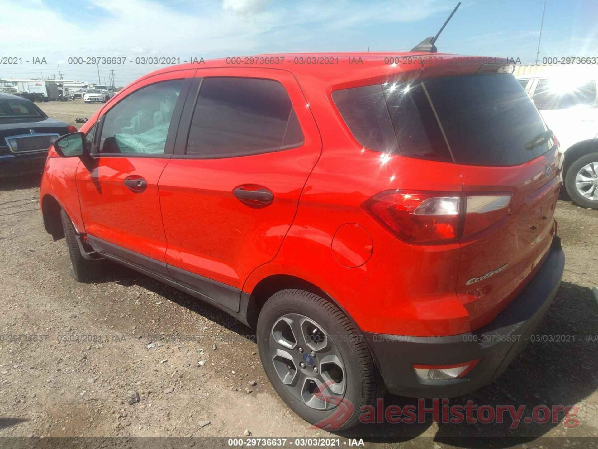 MAJ3S2FE3LC378506 2020 FORD ECOSPORT