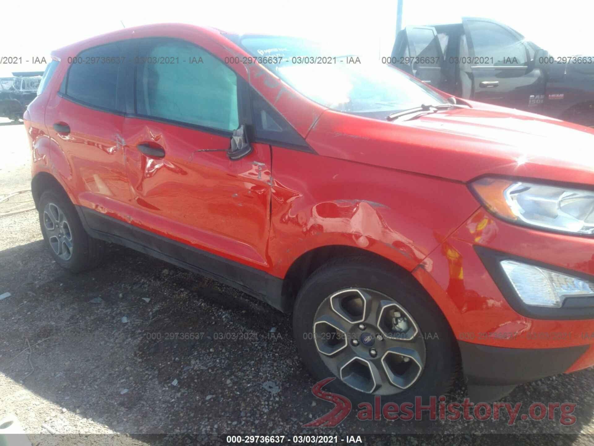 MAJ3S2FE3LC378506 2020 FORD ECOSPORT