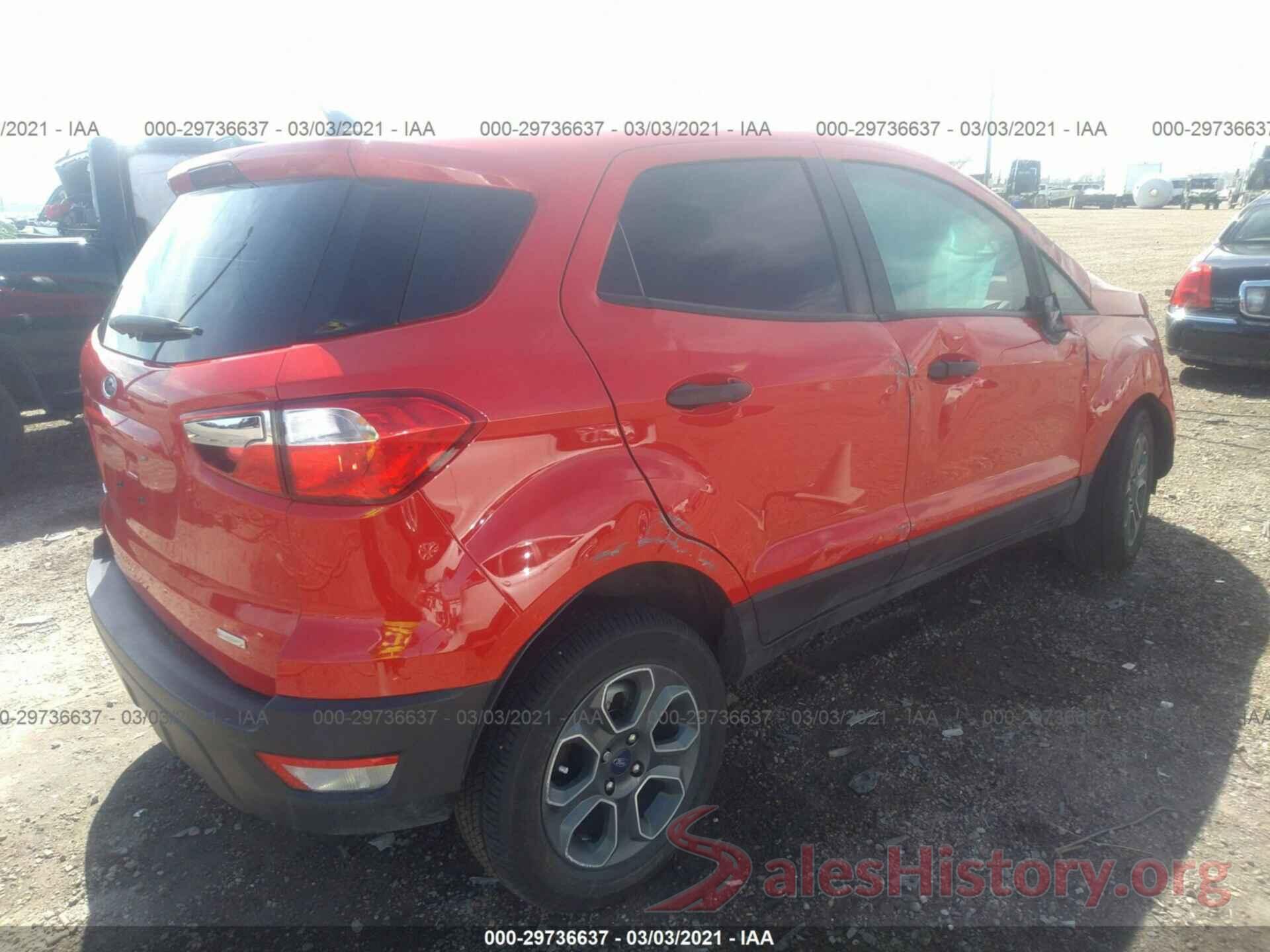 MAJ3S2FE3LC378506 2020 FORD ECOSPORT