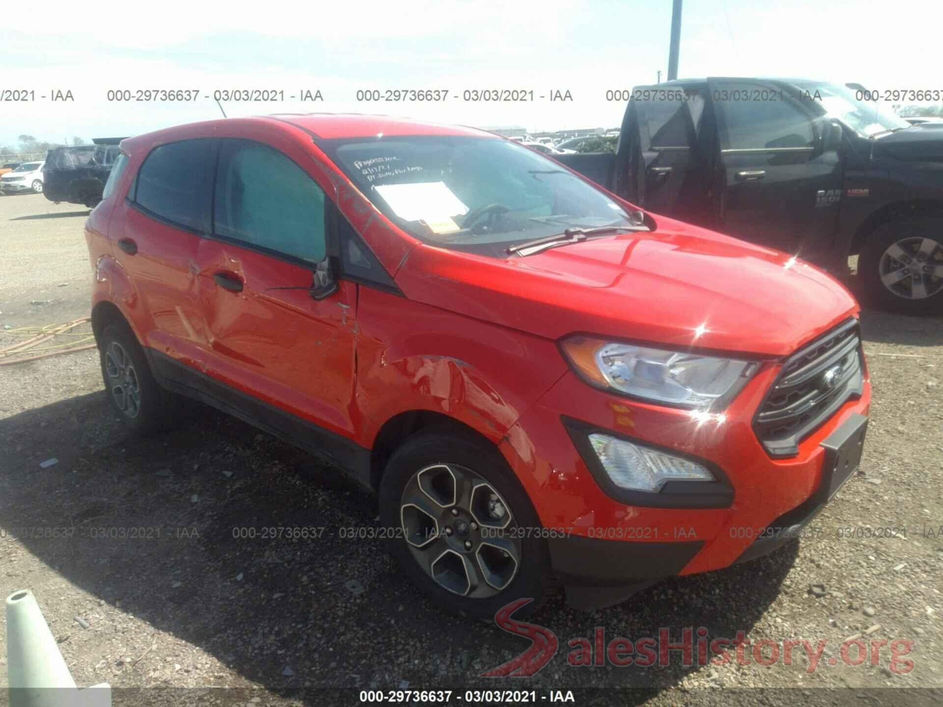 MAJ3S2FE3LC378506 2020 FORD ECOSPORT