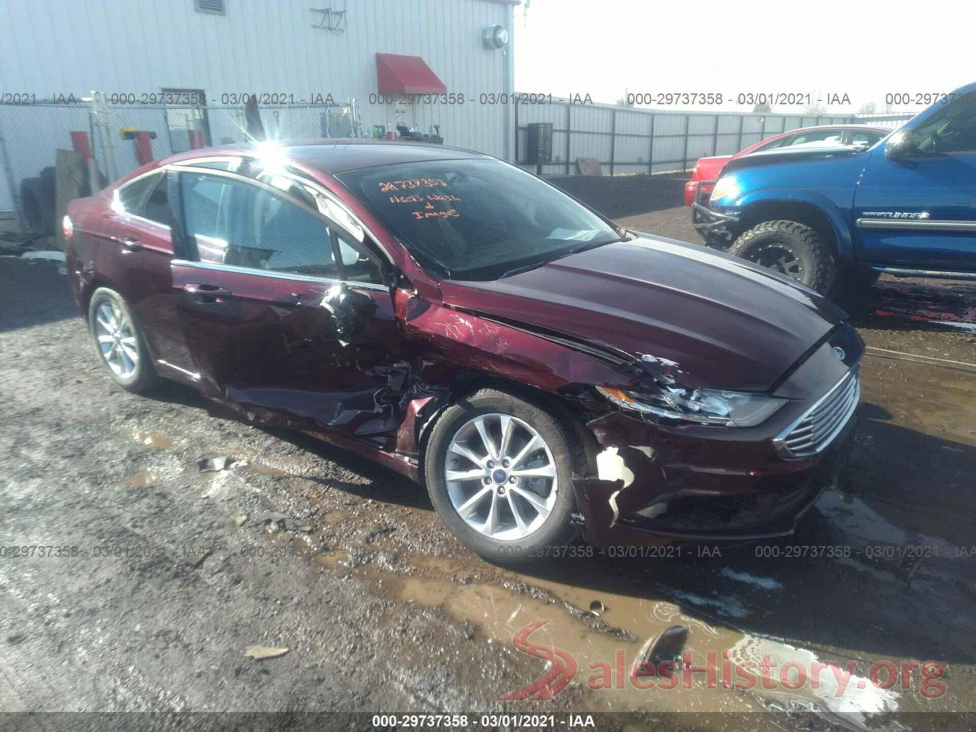 3FA6P0HD6HR277394 2017 FORD FUSION