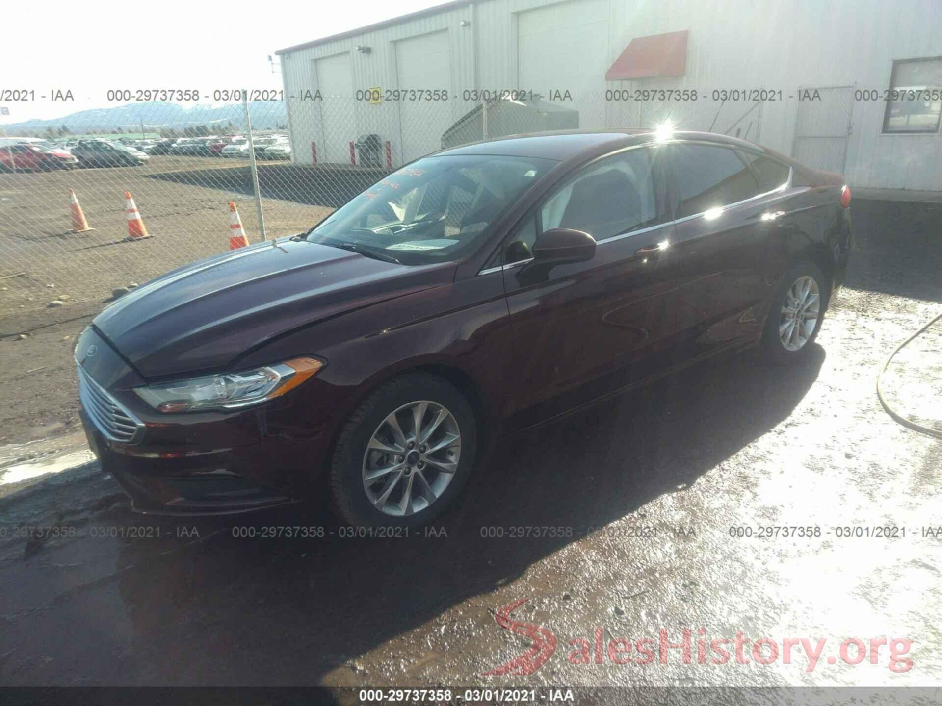 3FA6P0HD6HR277394 2017 FORD FUSION