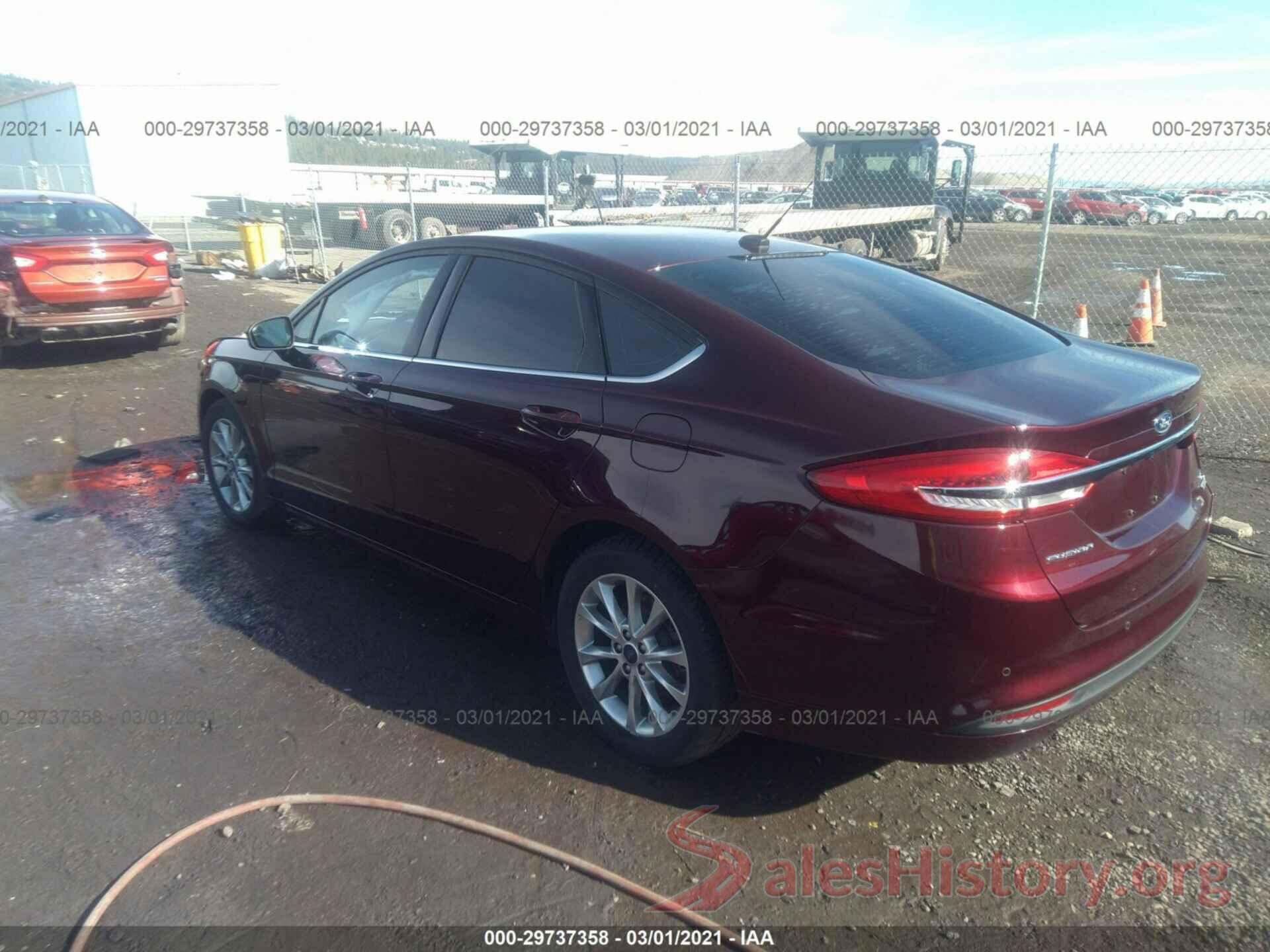 3FA6P0HD6HR277394 2017 FORD FUSION