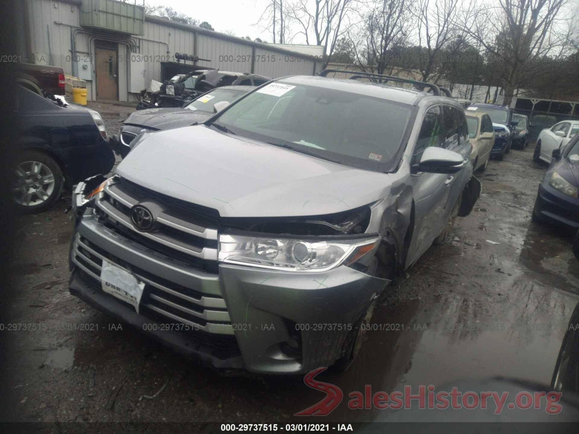 5TDBZRFH3HS372117 2017 TOYOTA HIGHLANDER