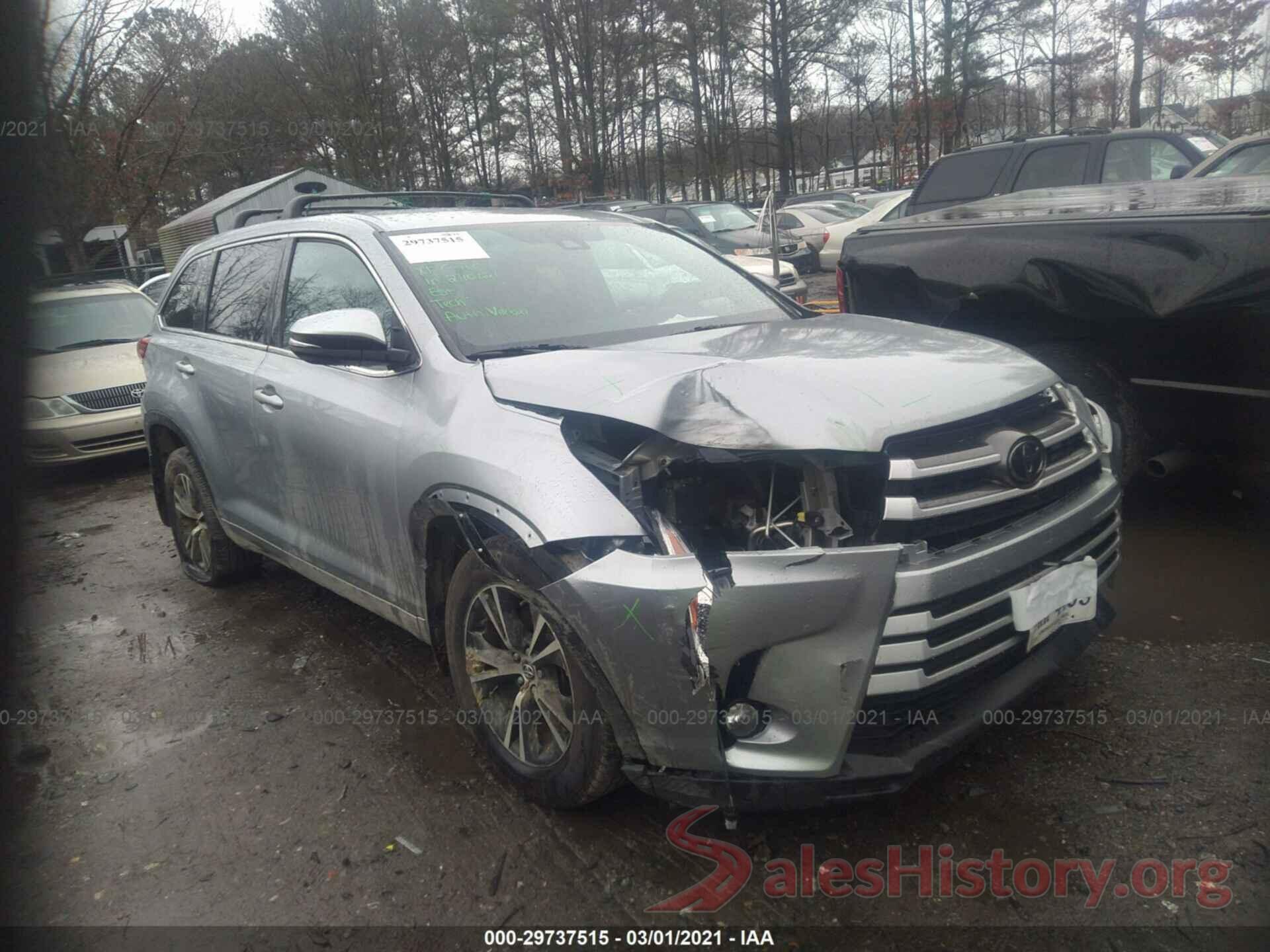 5TDBZRFH3HS372117 2017 TOYOTA HIGHLANDER