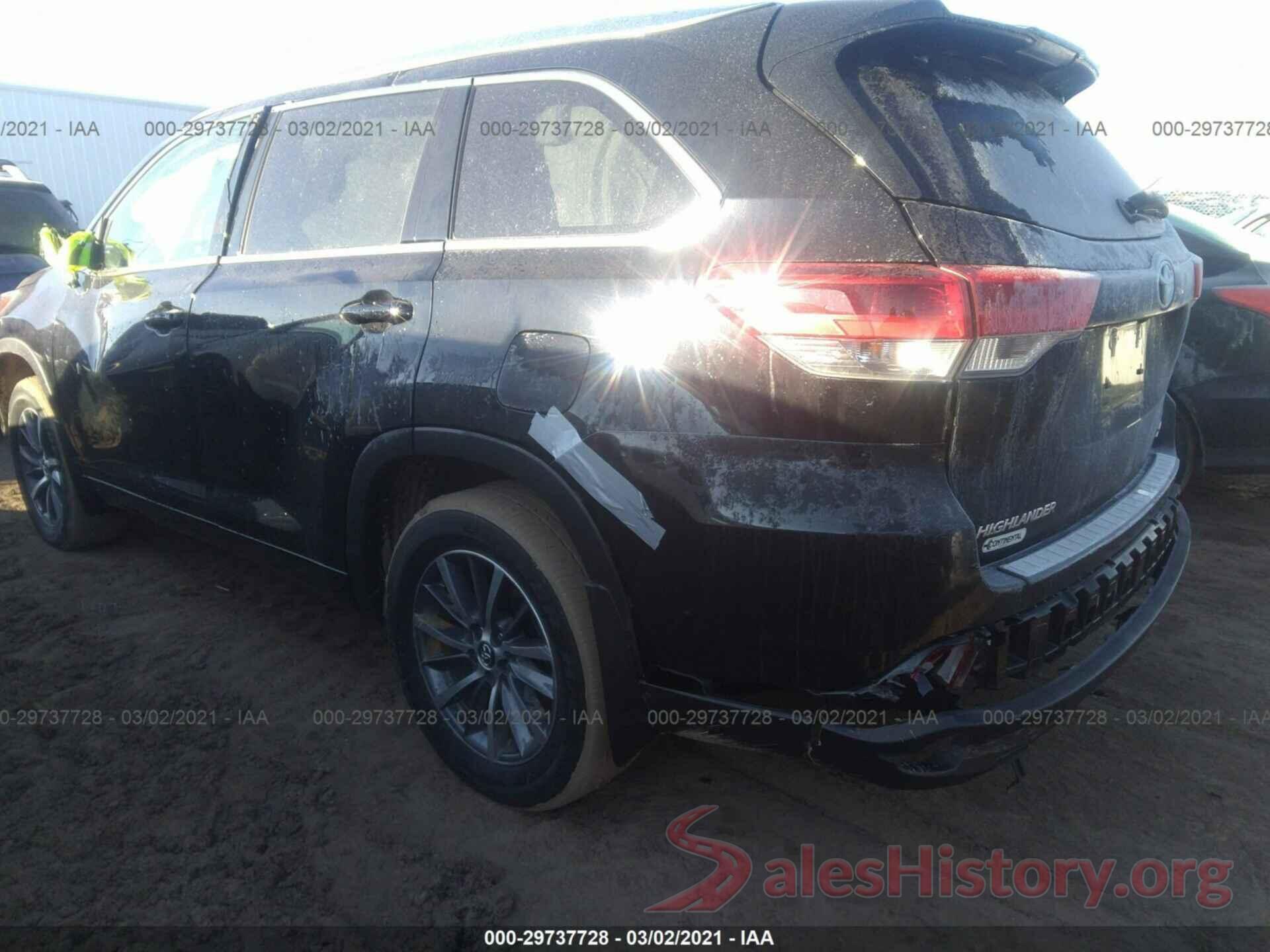 5TDJZRFH7HS448949 2017 TOYOTA HIGHLANDER