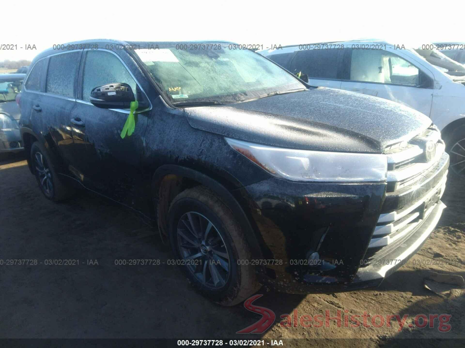 5TDJZRFH7HS448949 2017 TOYOTA HIGHLANDER