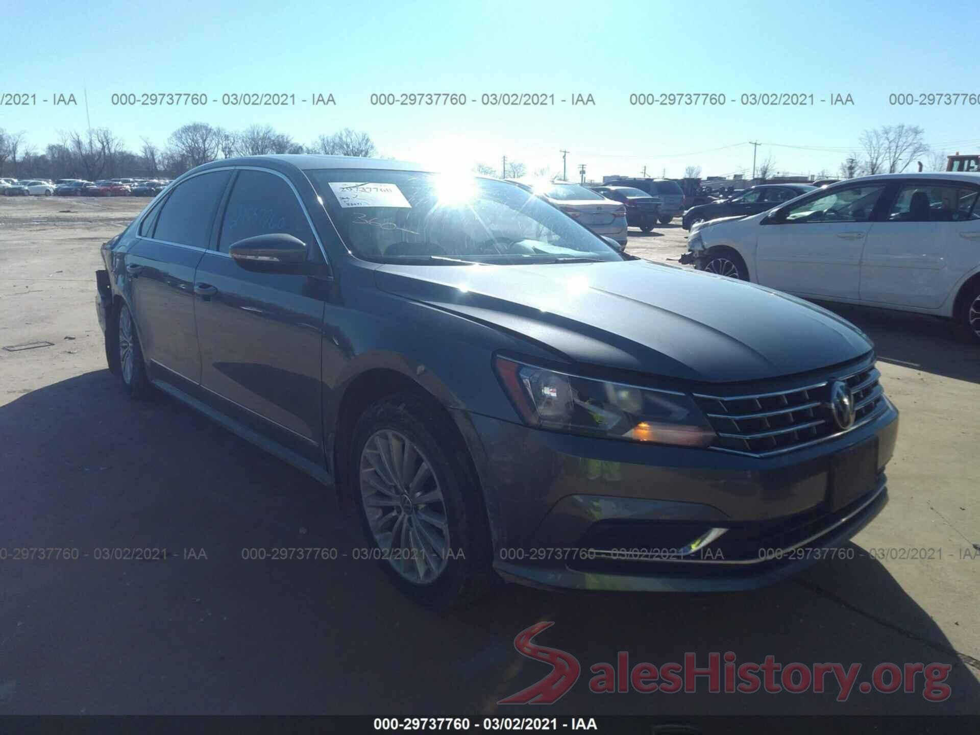 1VWBS7A37GC011488 2016 VOLKSWAGEN PASSAT