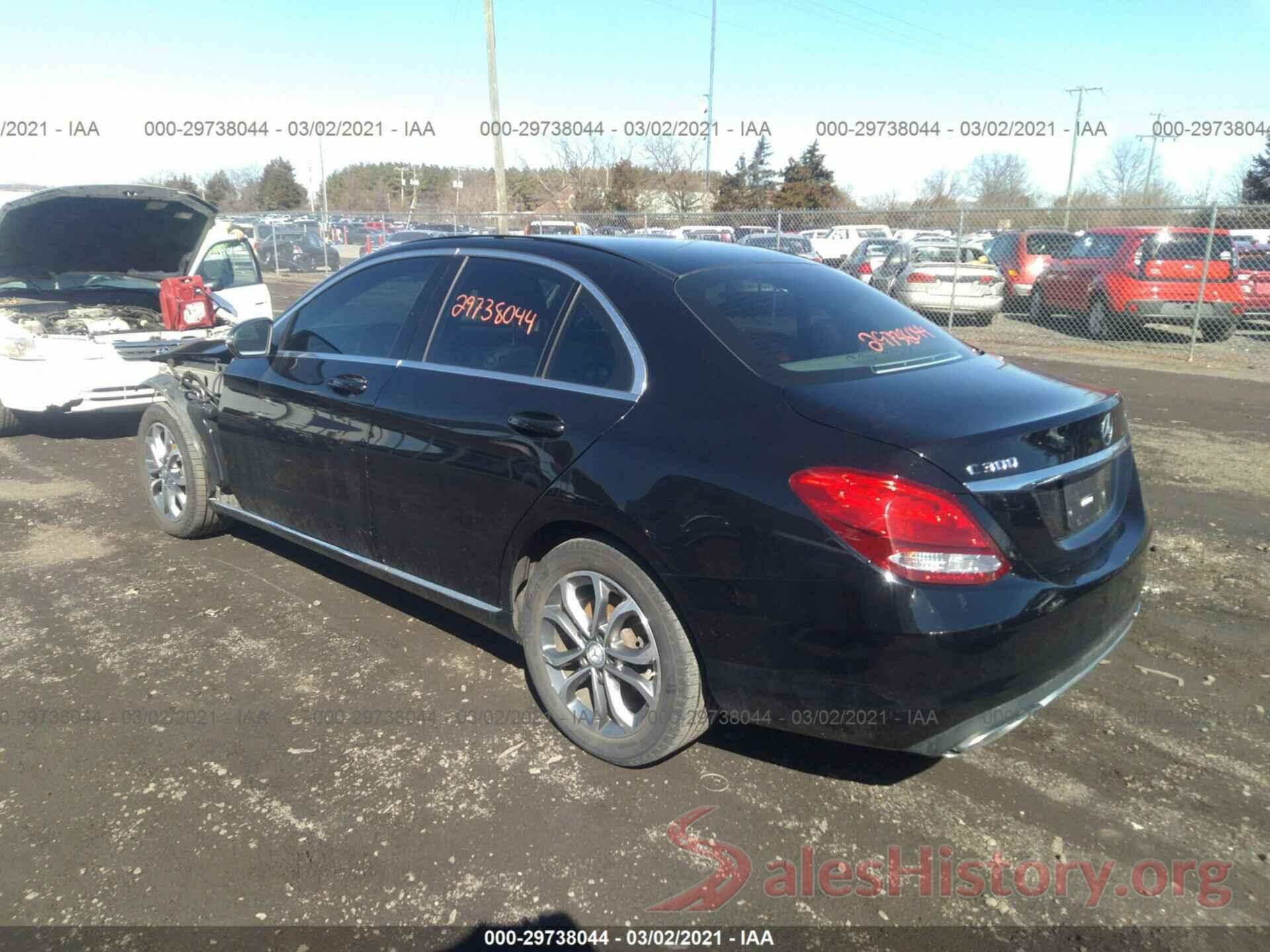 55SWF4KB5GU103343 2016 MERCEDES-BENZ C-CLASS