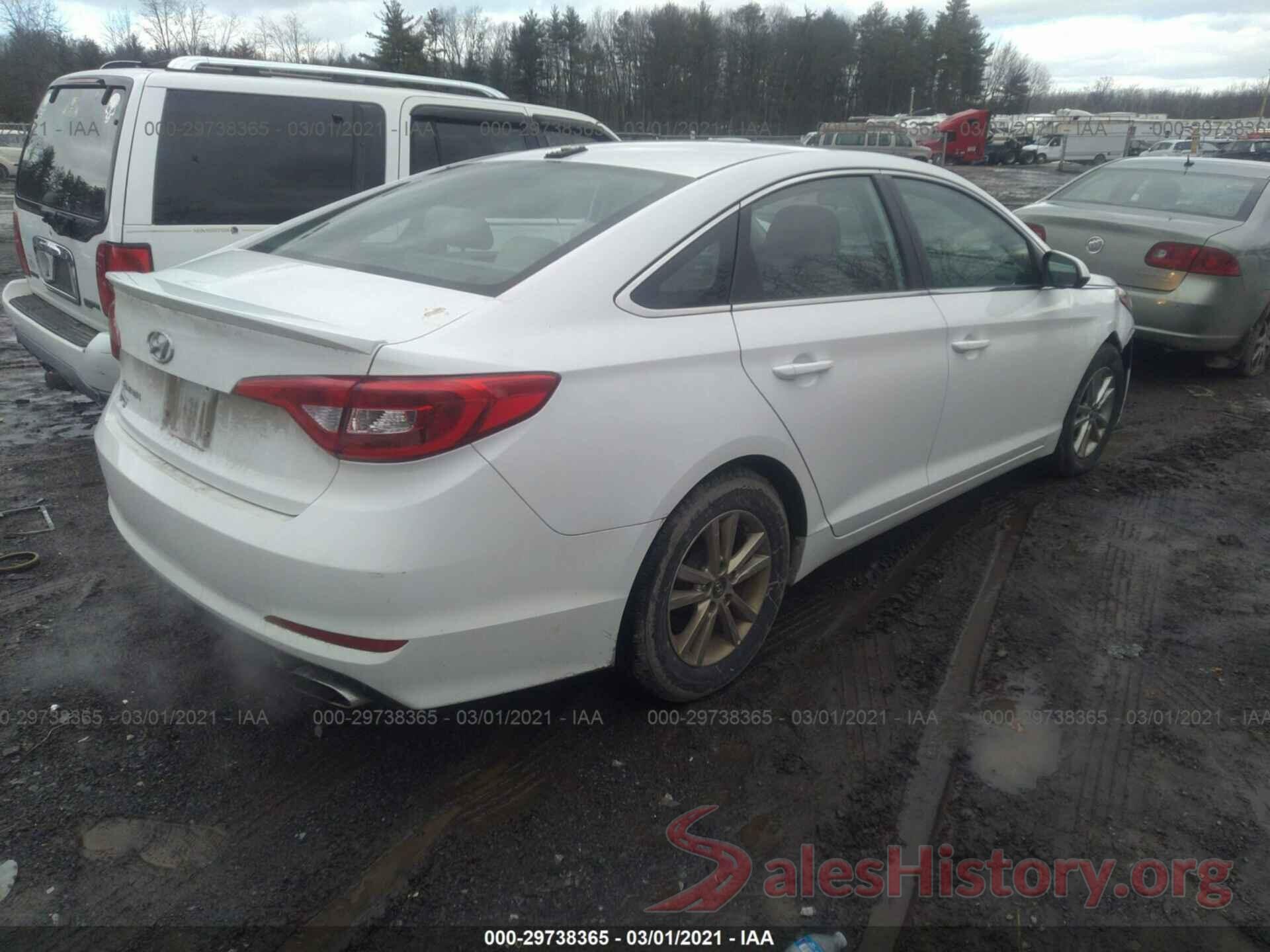 5NPE24AF4GH404605 2016 HYUNDAI SONATA