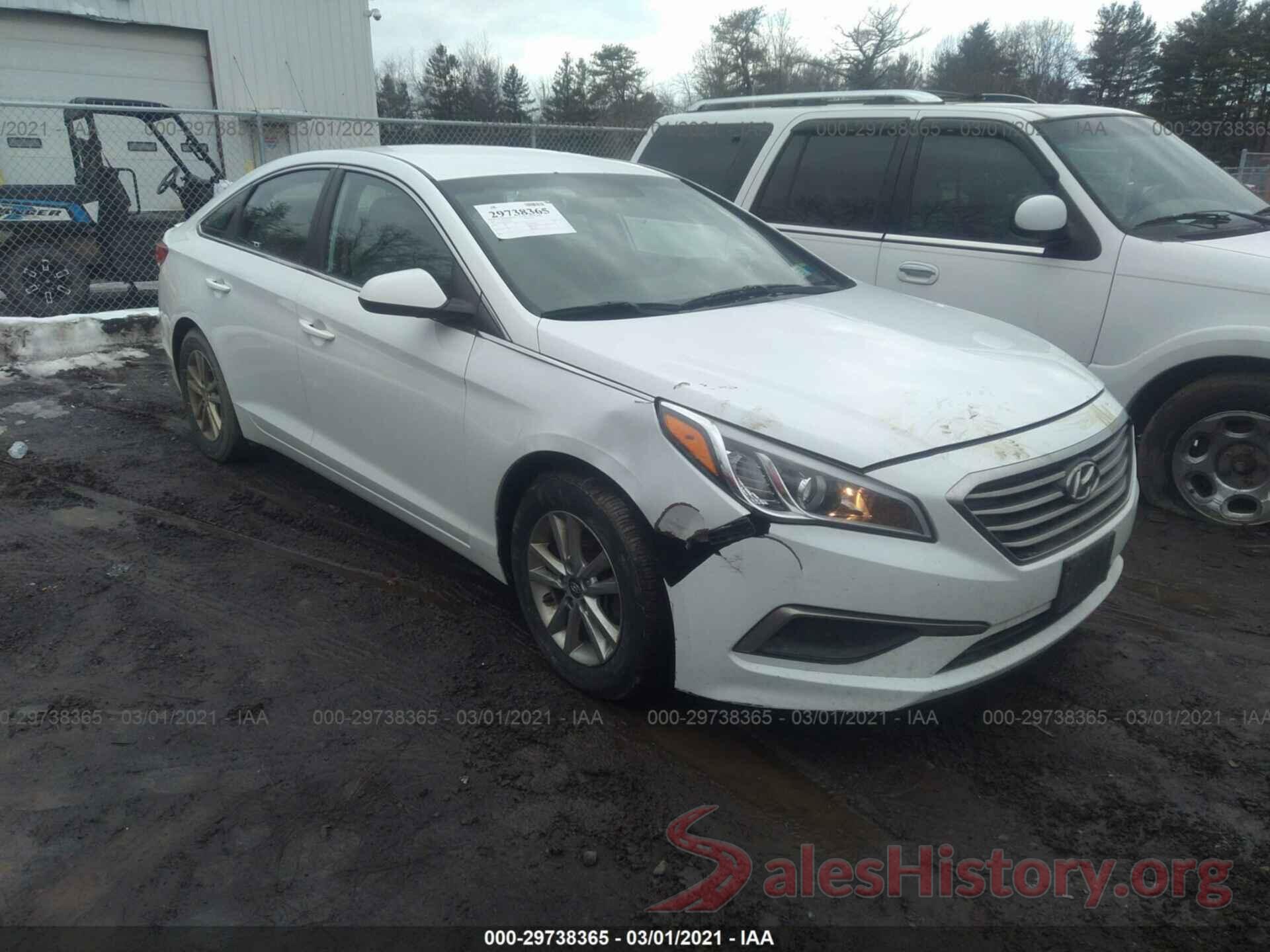 5NPE24AF4GH404605 2016 HYUNDAI SONATA