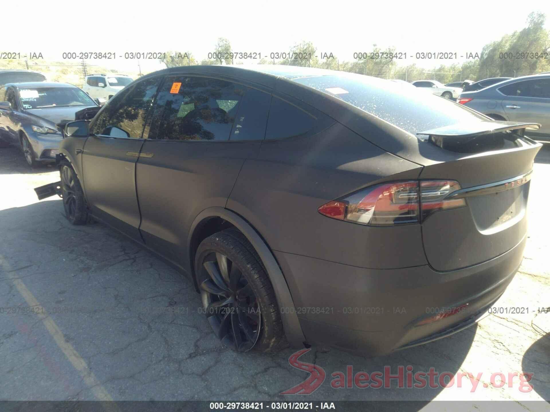 5YJXCBE24LF261519 2020 TESLA MODEL X