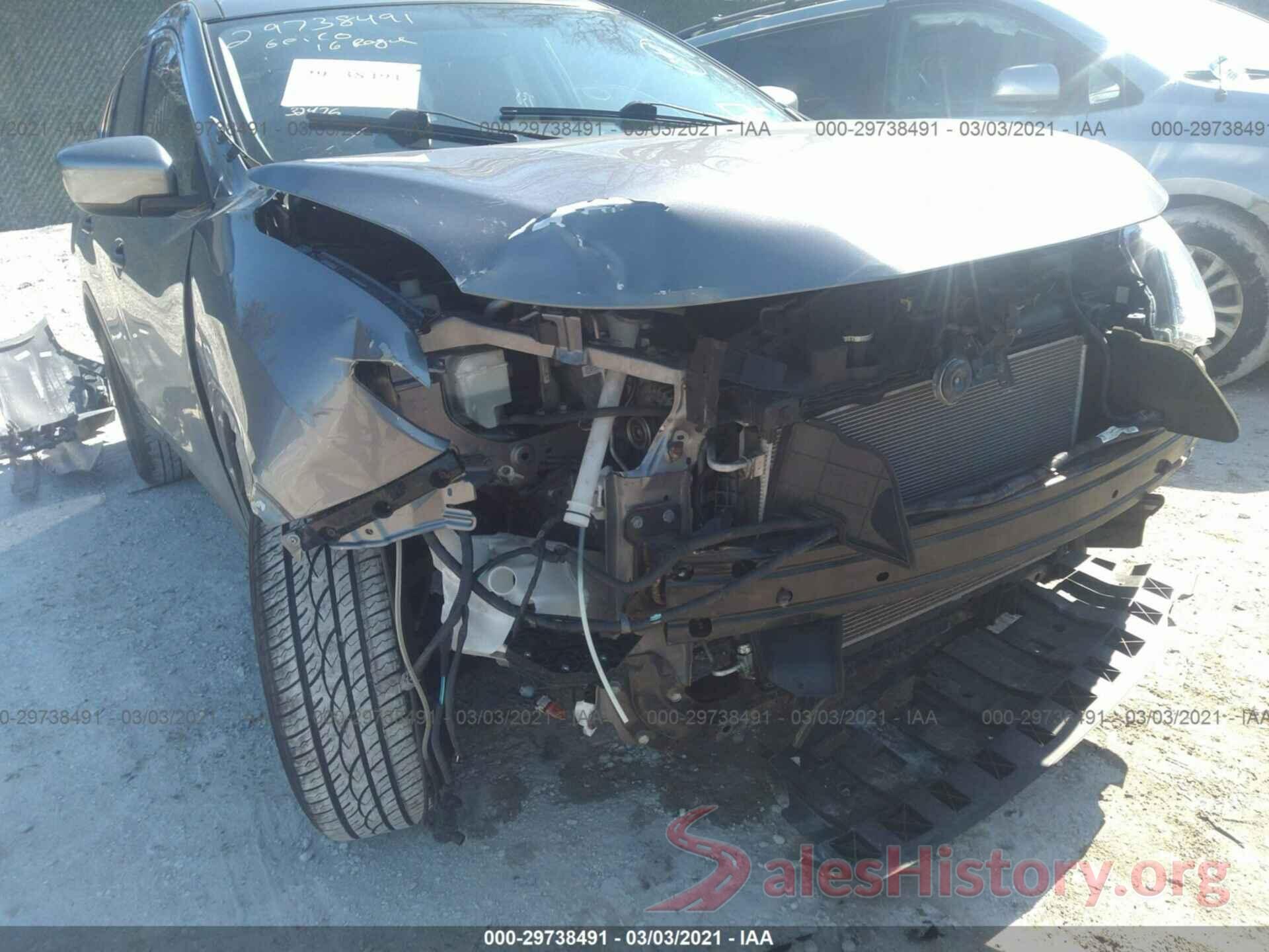 KNMAT2MVXGP659766 2016 NISSAN ROGUE