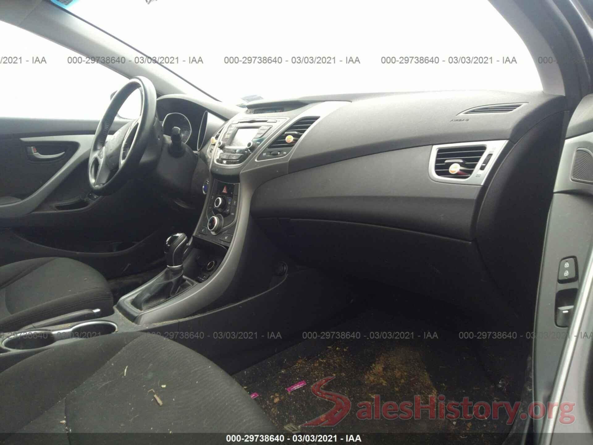 KMHDH4AE8GU604132 2016 HYUNDAI ELANTRA