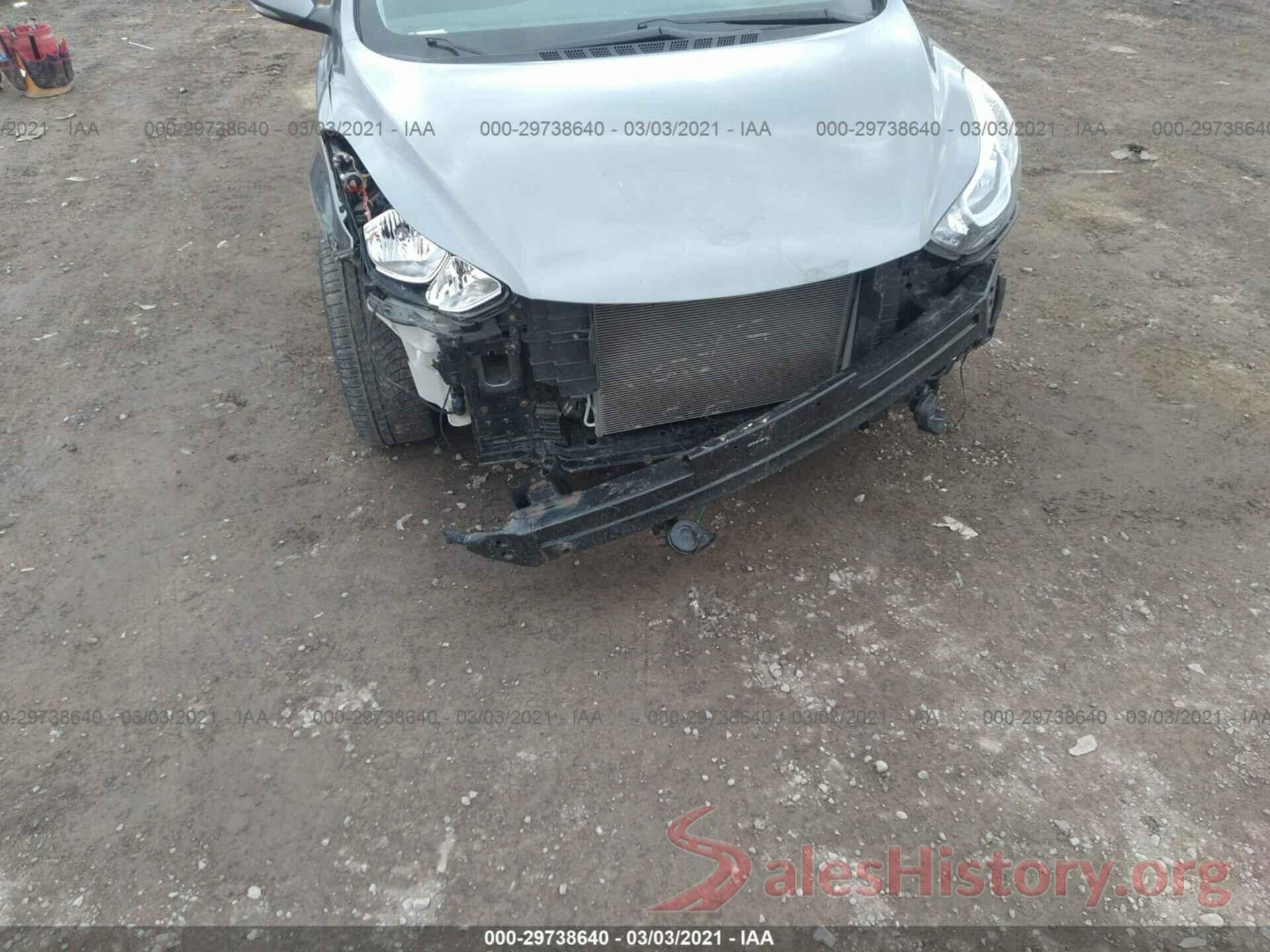 KMHDH4AE8GU604132 2016 HYUNDAI ELANTRA