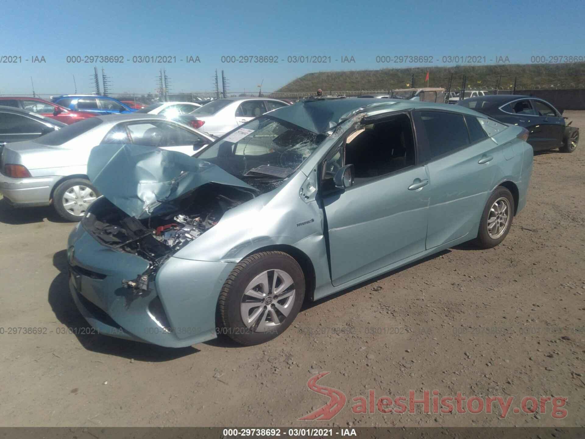 JTDKBRFU4J3064415 2018 TOYOTA PRIUS